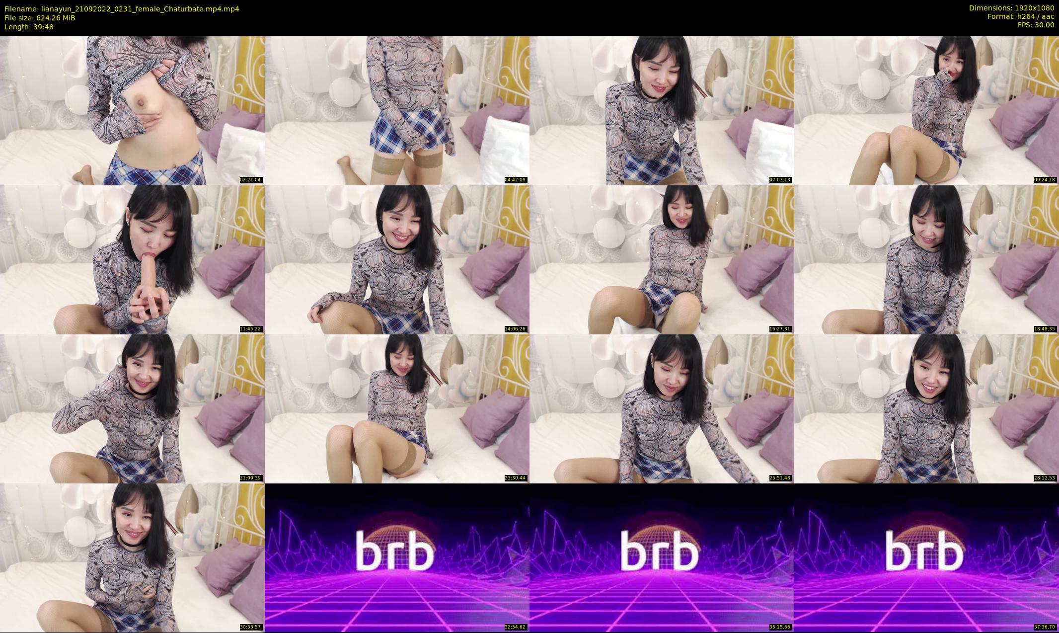 lianayun — 40 minute Chaturbate female cam show recording, 1080p, Sep 21, 2022