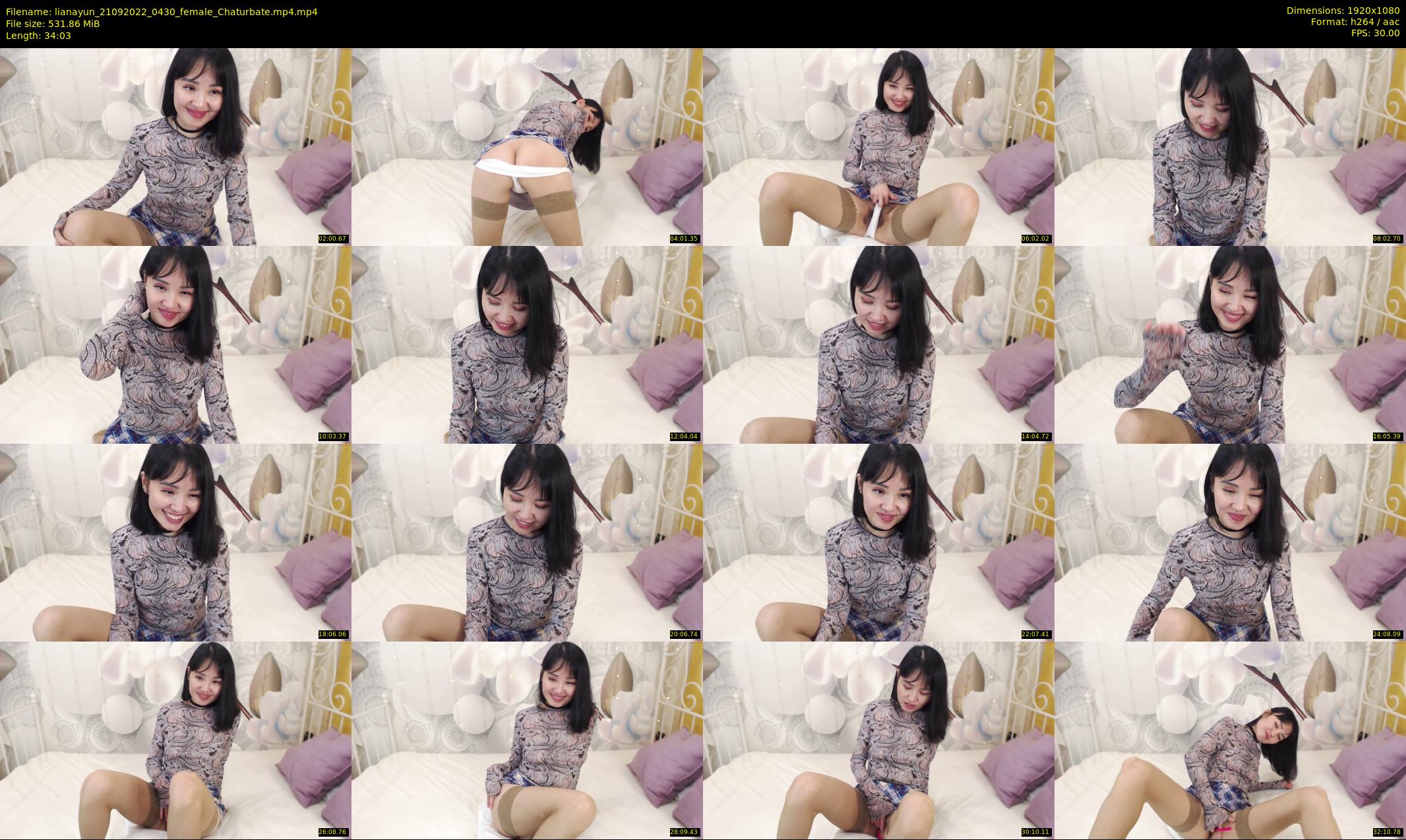 lianayun — 35 minute Chaturbate female cam show recording, 1080p, Sep 21, 2022
