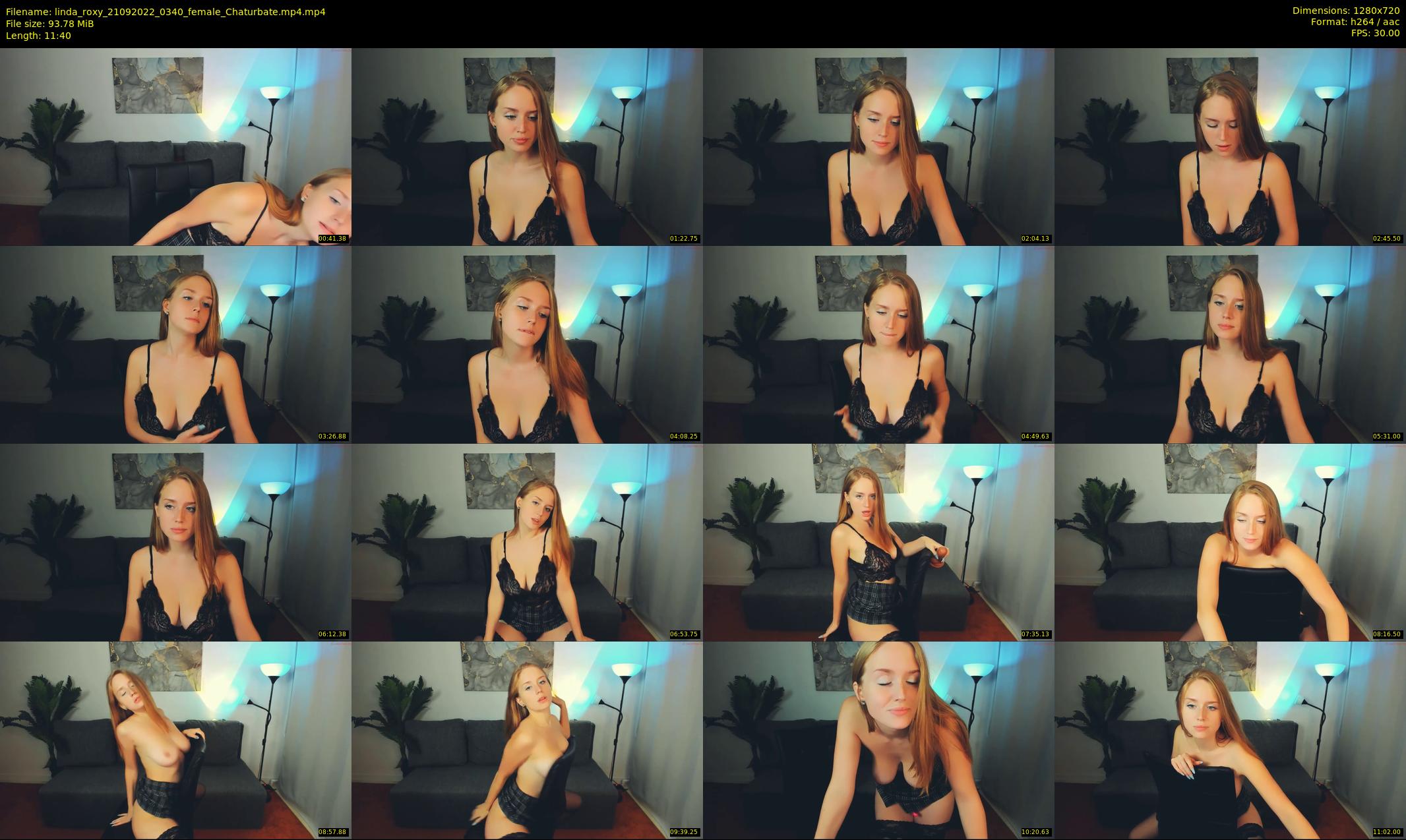 linda_roxy — 12 minute Chaturbate female cam show recording, 720p, Sep 21, 2022