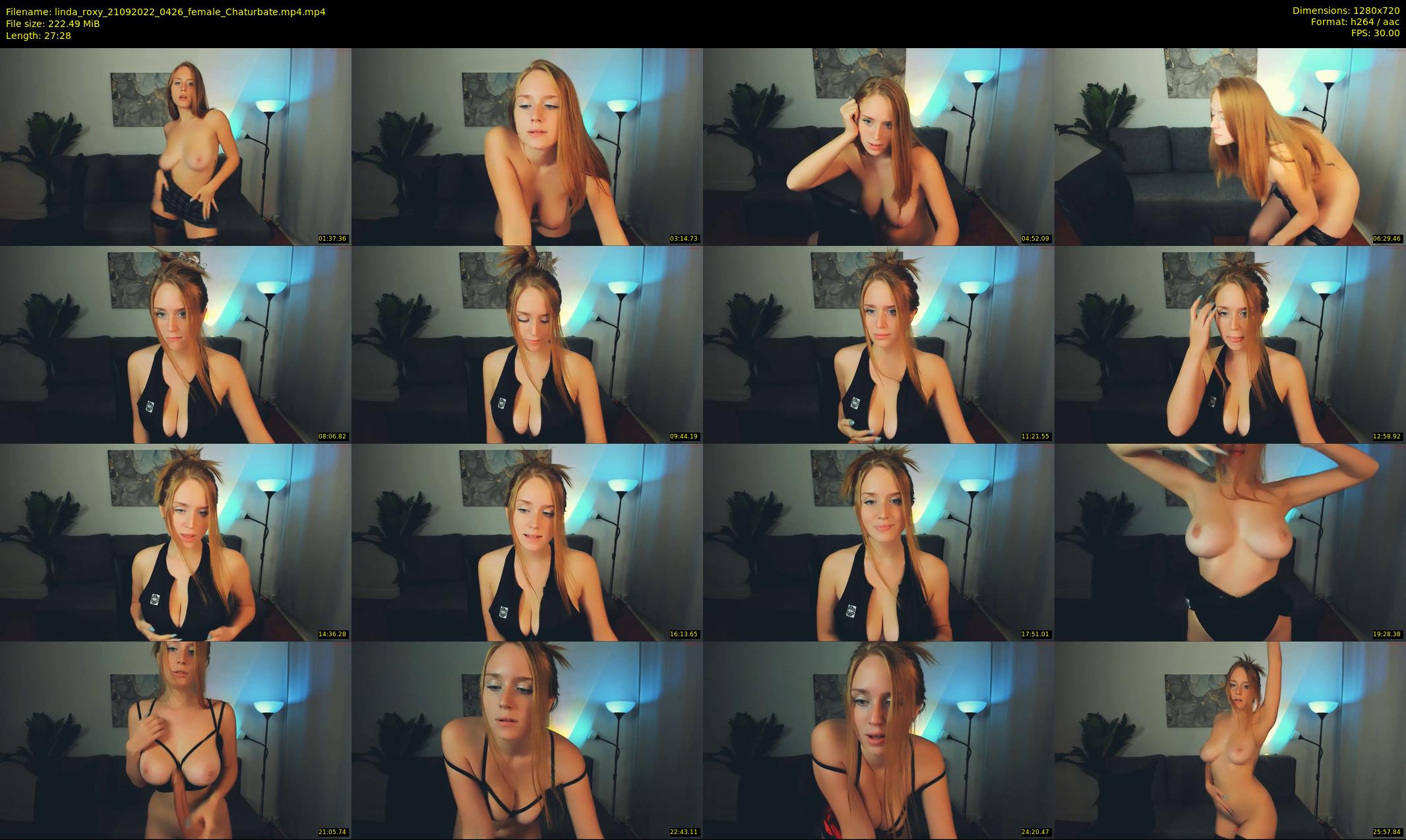 linda_roxy — 28 minute Chaturbate female cam show recording, 720p, Sep 21, 2022