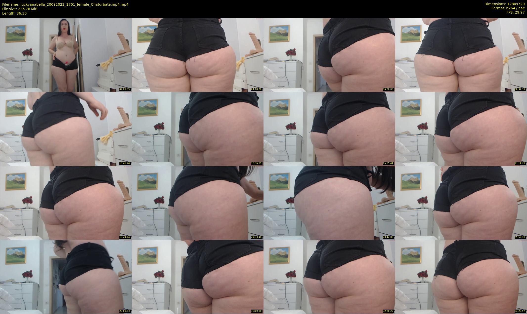 luckyanabella — 37 minute Chaturbate female cam show recording, 720p, Sep 20, 2022