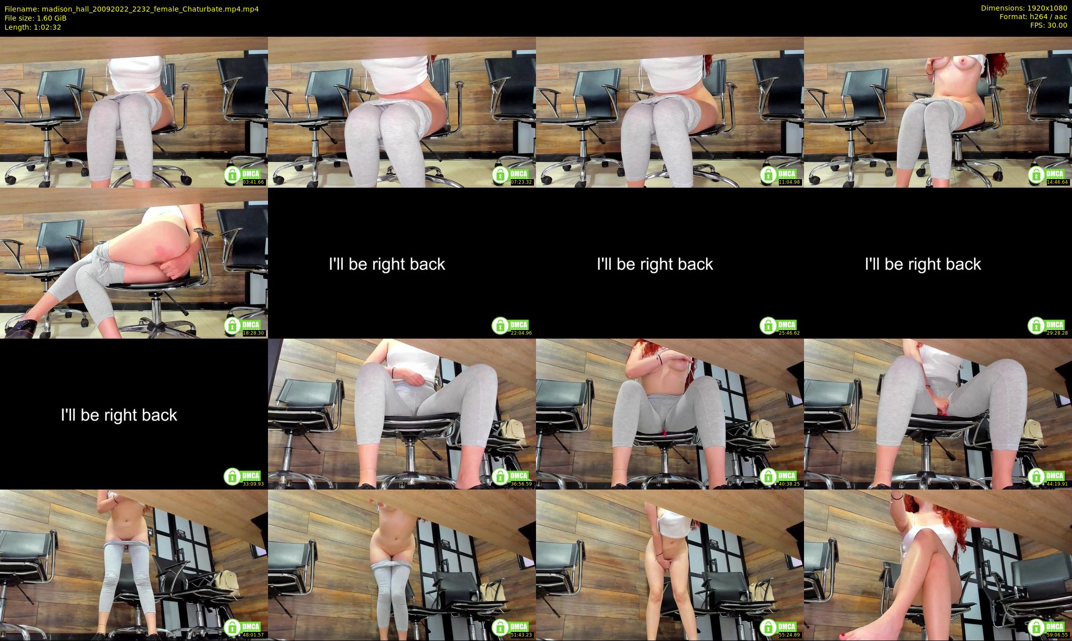 madison_hall — 63 minute Chaturbate female cam show recording, 1080p, Sep 20, 2022