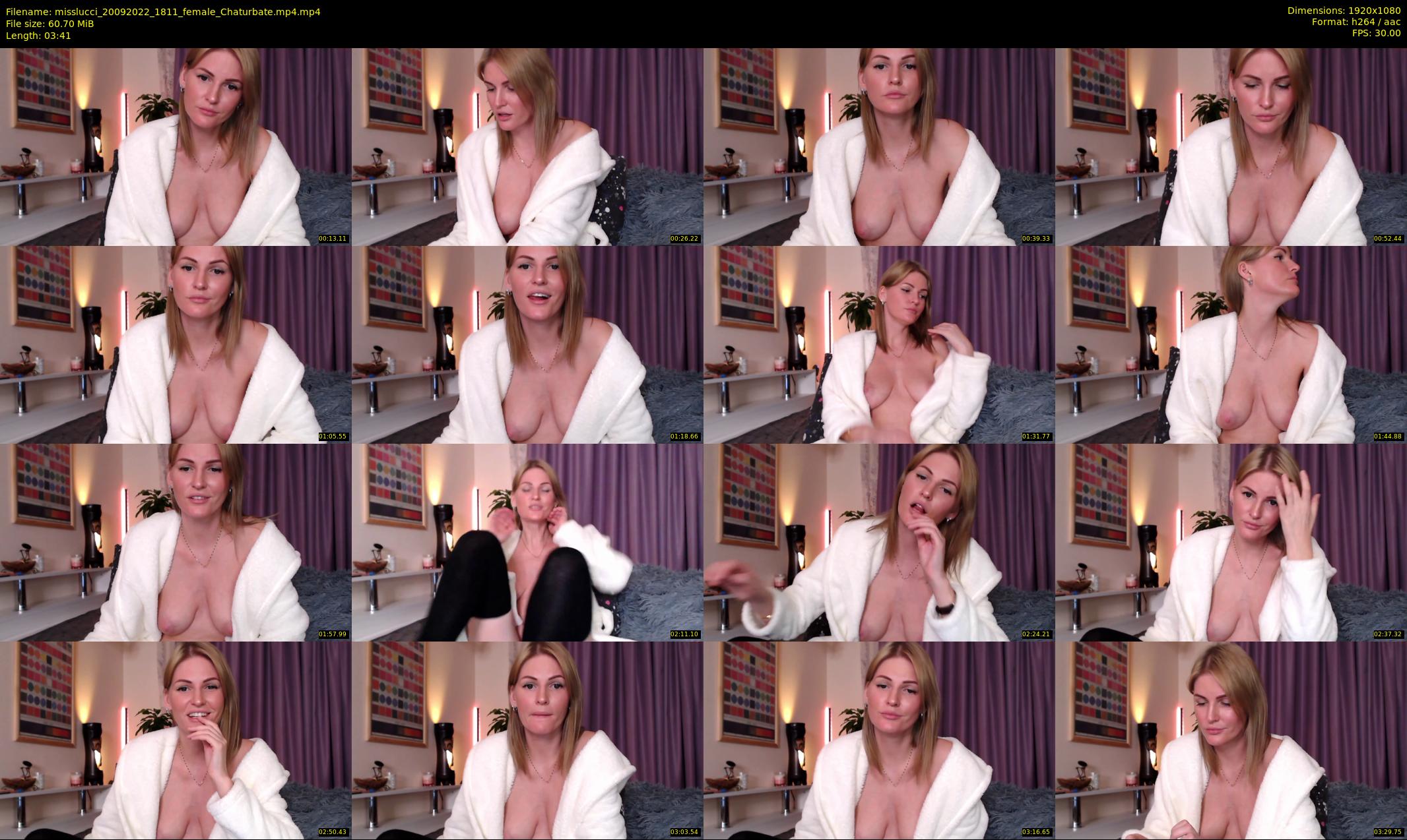 misslucci — 4 minute Chaturbate female cam show recording, 1080p, Sep 20, 2022