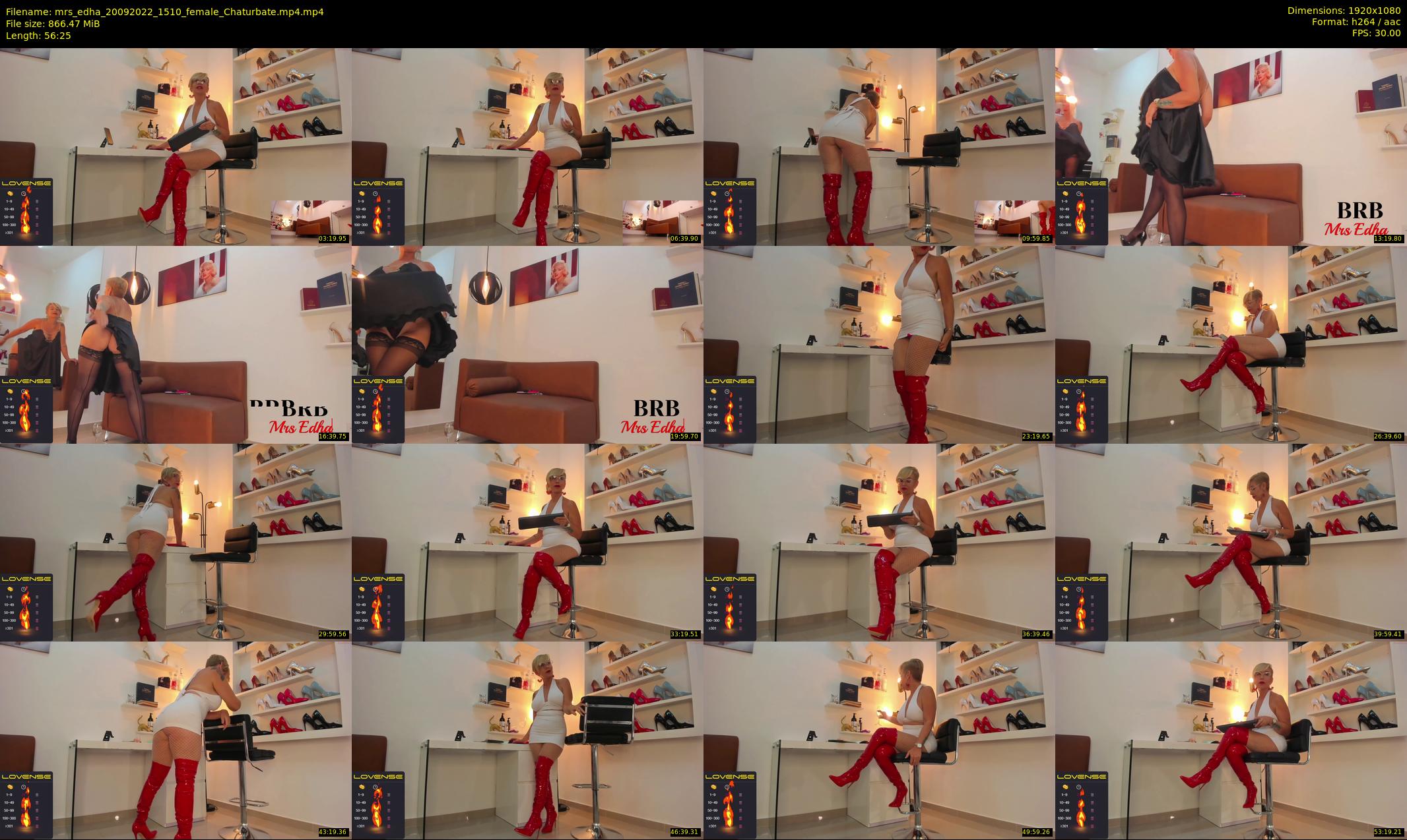mrs_edha — 57 minute Chaturbate female cam show recording, 1080p, Sep 20, 2022