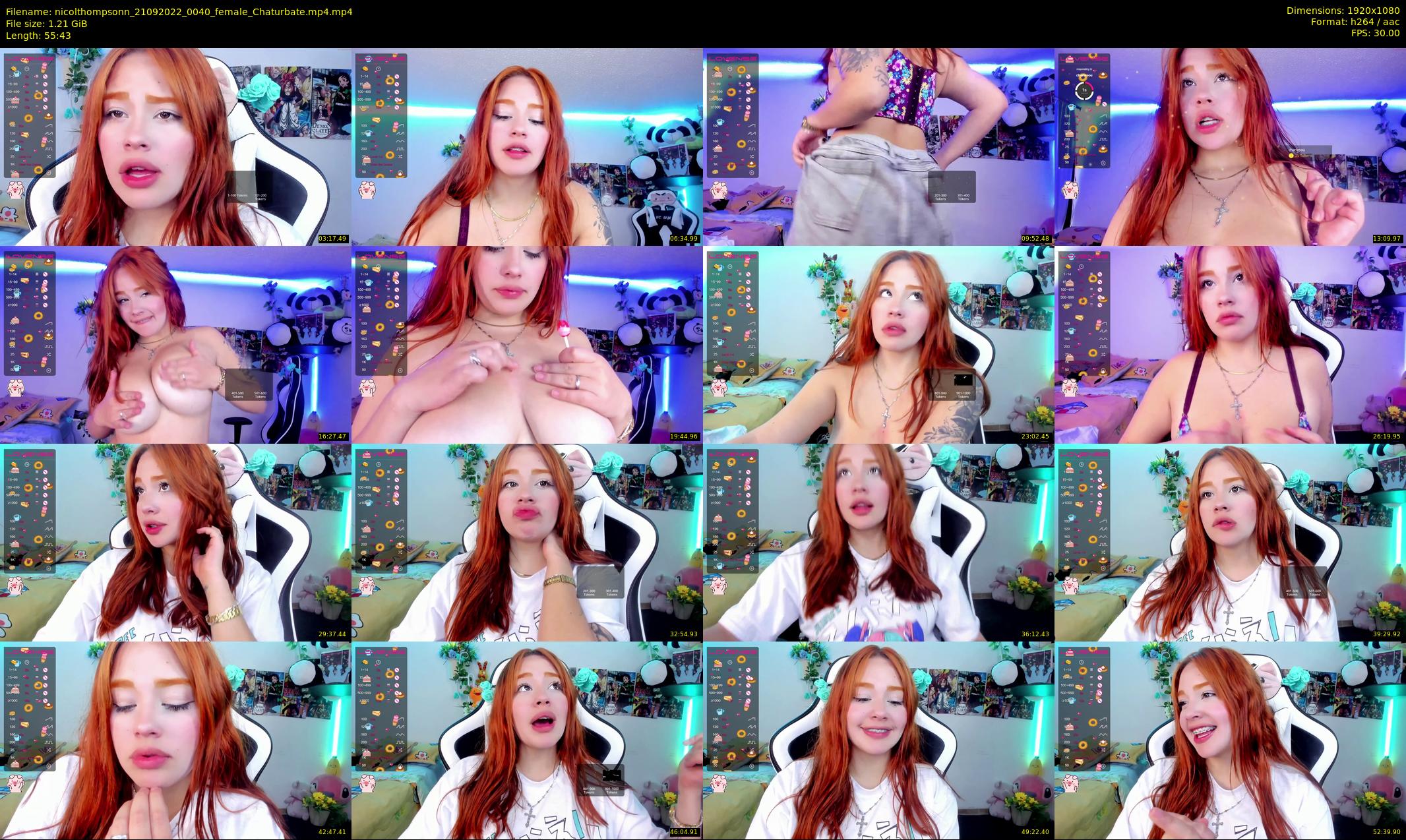 nicolthompsonn — 56 minute Chaturbate female cam show recording, 1080p, Sep 21, 2022