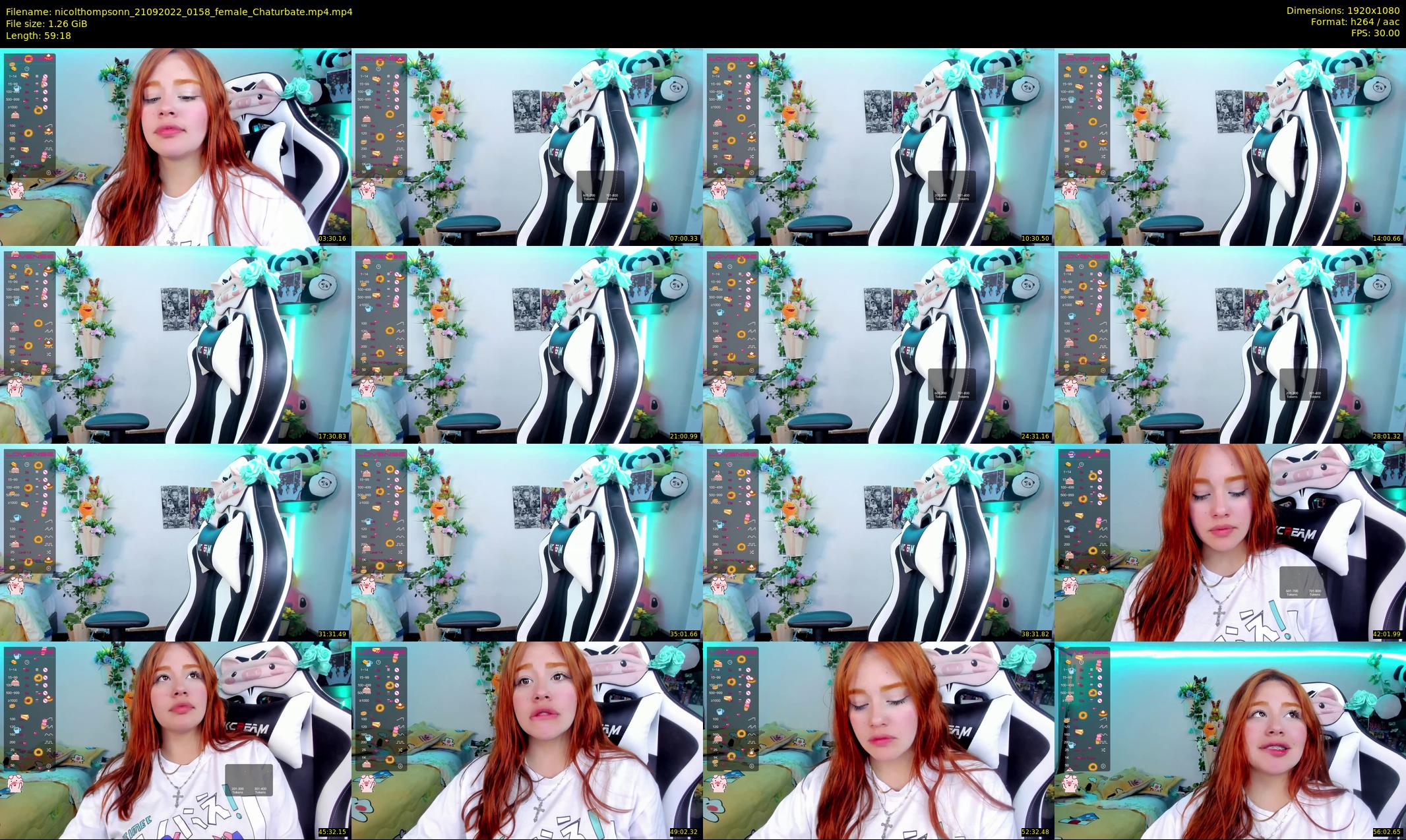 nicolthompsonn — 60 minute Chaturbate female cam show recording, 1080p, Sep 21, 2022