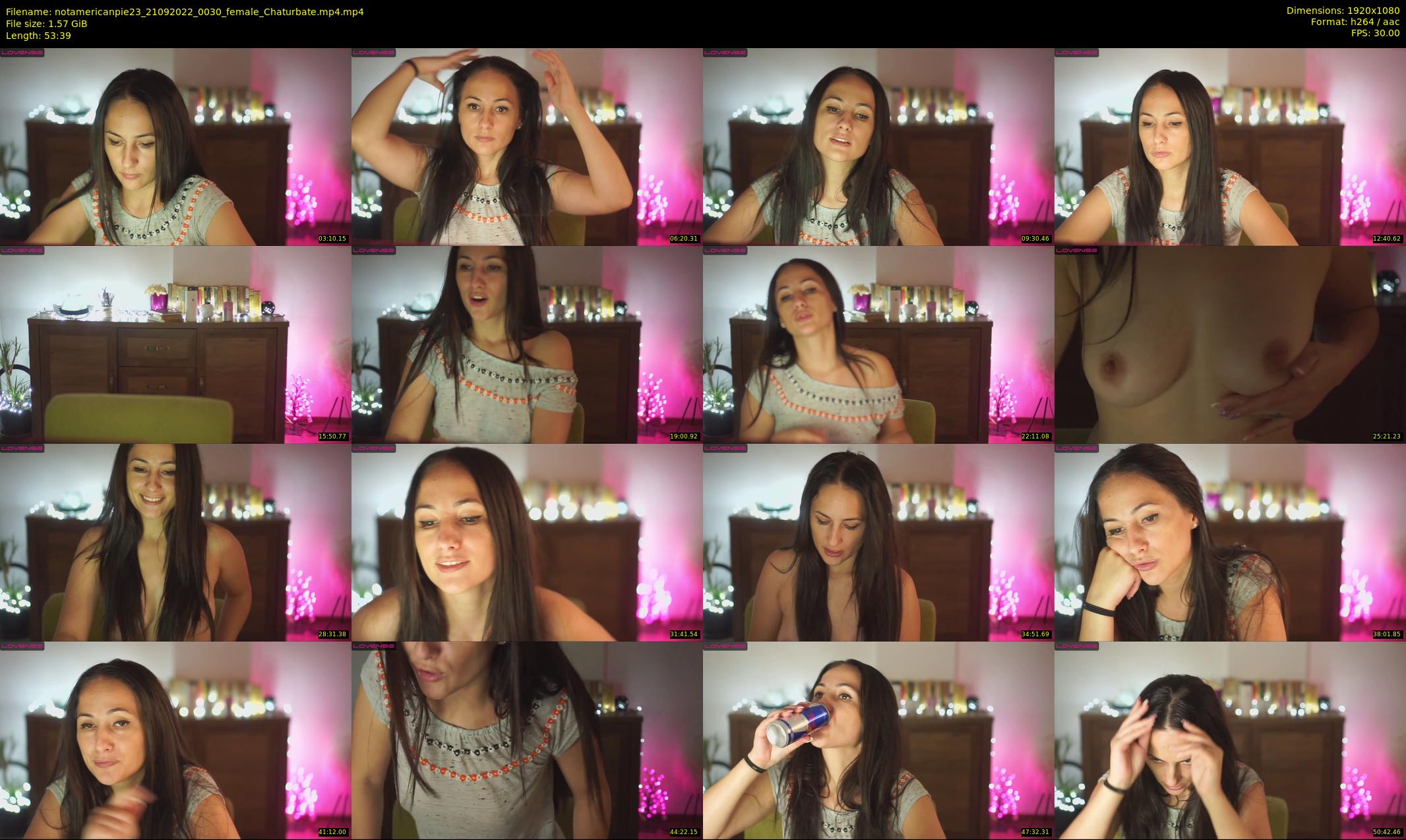 notamericanpie23 — 54 minute Chaturbate female cam show recording, 1080p, Sep 21, 2022