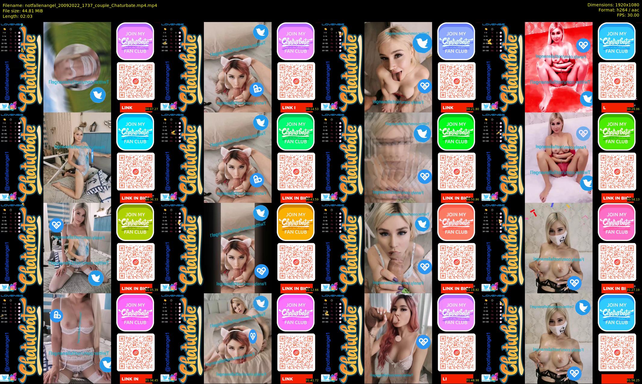 notfallenangel — 3 minute Chaturbate couple cam show recording, 1080p, Sep 20, 2022