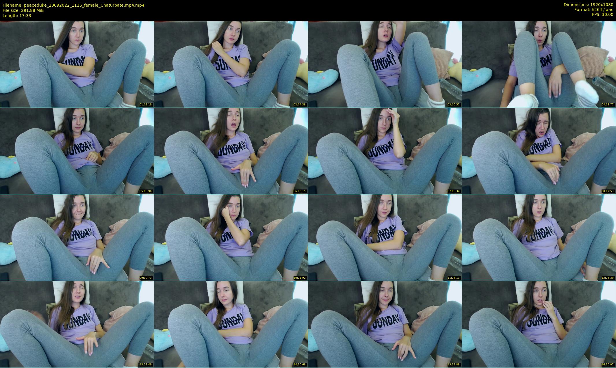 peaceduke — 18 minute Chaturbate female cam show recording, 1080p, Sep 20, 2022