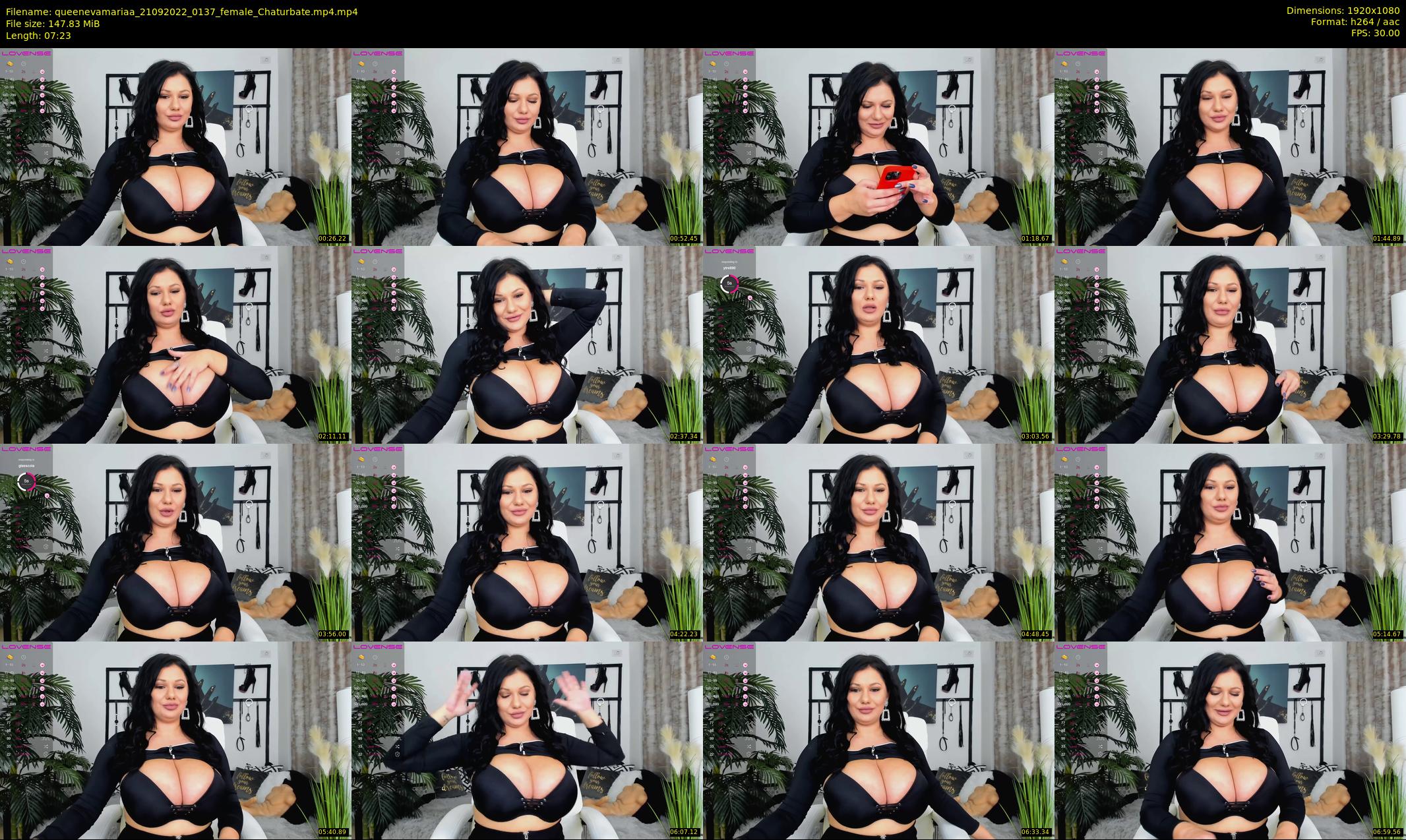 queenevamariaa — 8 minute Chaturbate female cam show recording, 1080p, Sep 21, 2022
