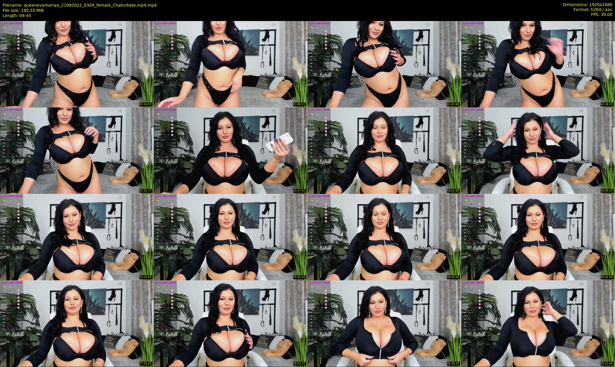 queenevamariaa — 10 minute Chaturbate female cam show recording, 1080p, Sep 21, 2022