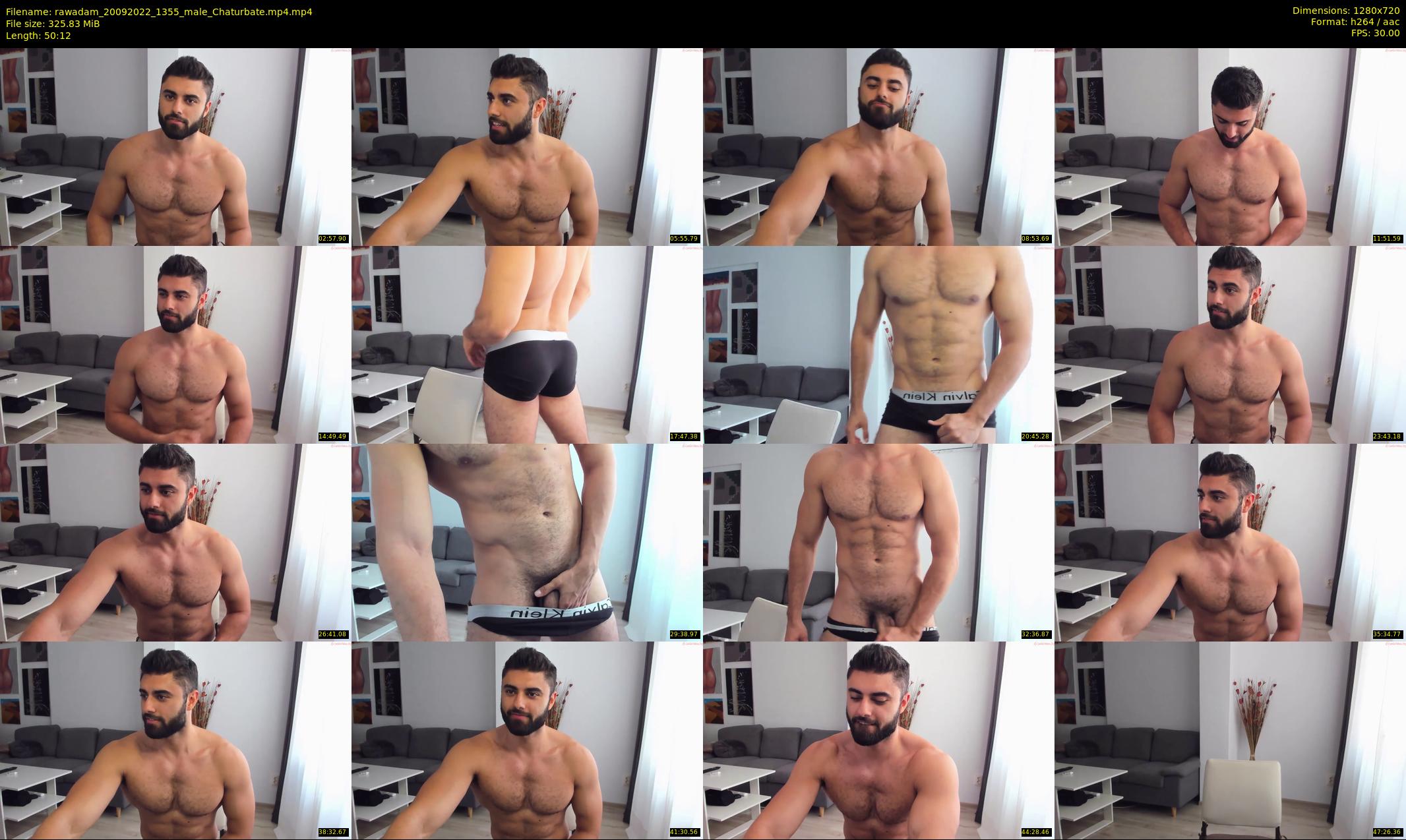 rawadam — 51 minute Chaturbate male cam show recording, 720p, Sep 20, 2022