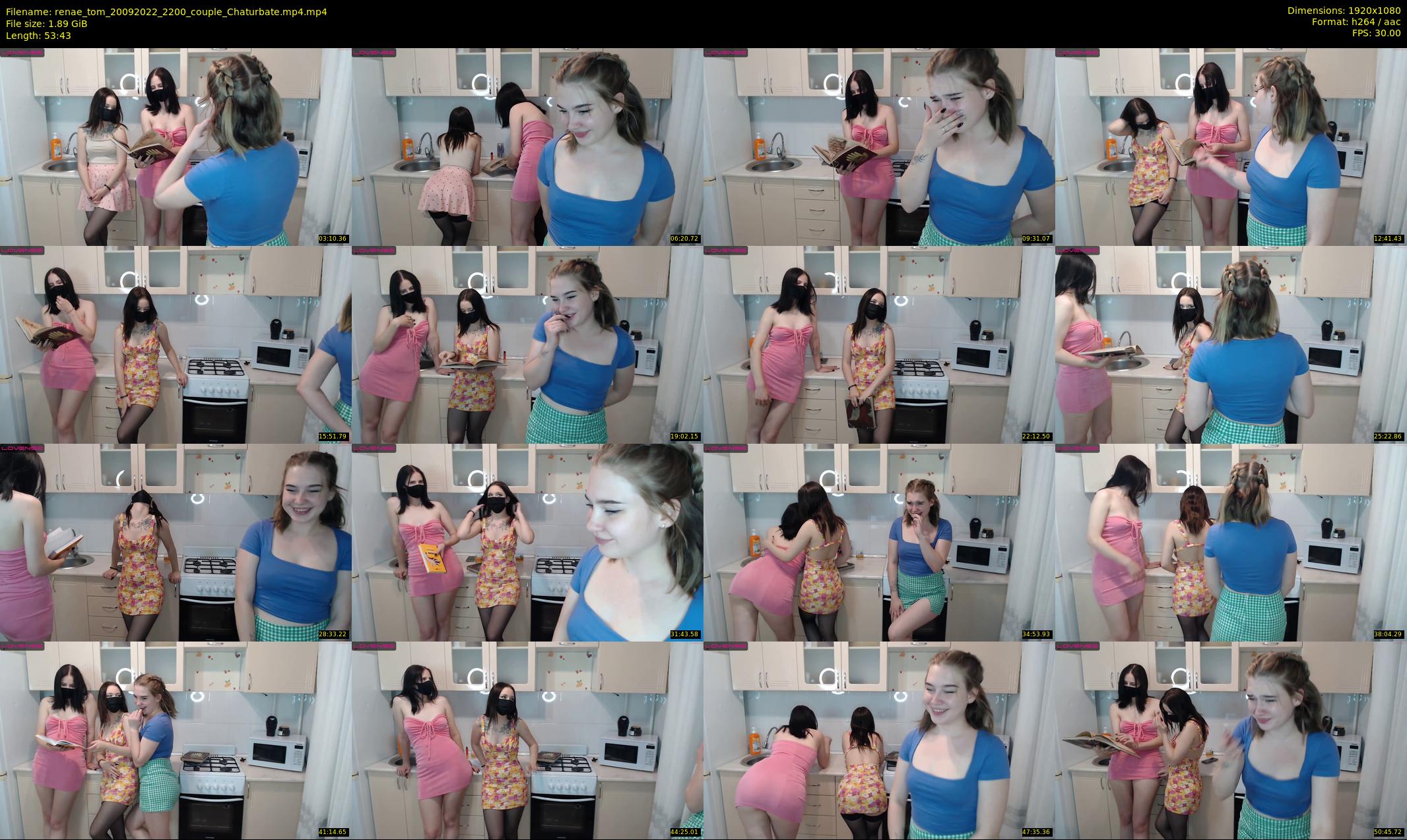 renae_tom — 54 minute Chaturbate couple cam show recording, 1080p, Sep 20, 2022