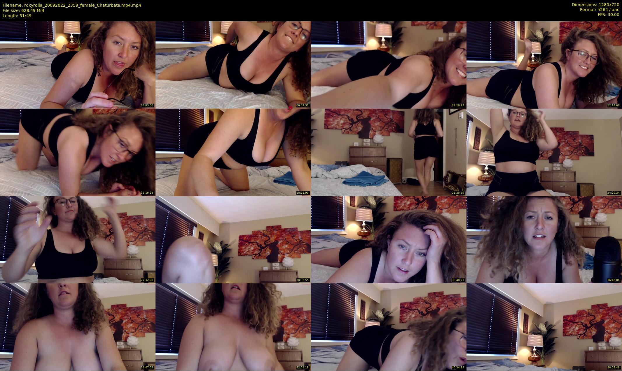roxyrolla — 52 minute Chaturbate female cam show recording, 720p, Sep 20, 2022