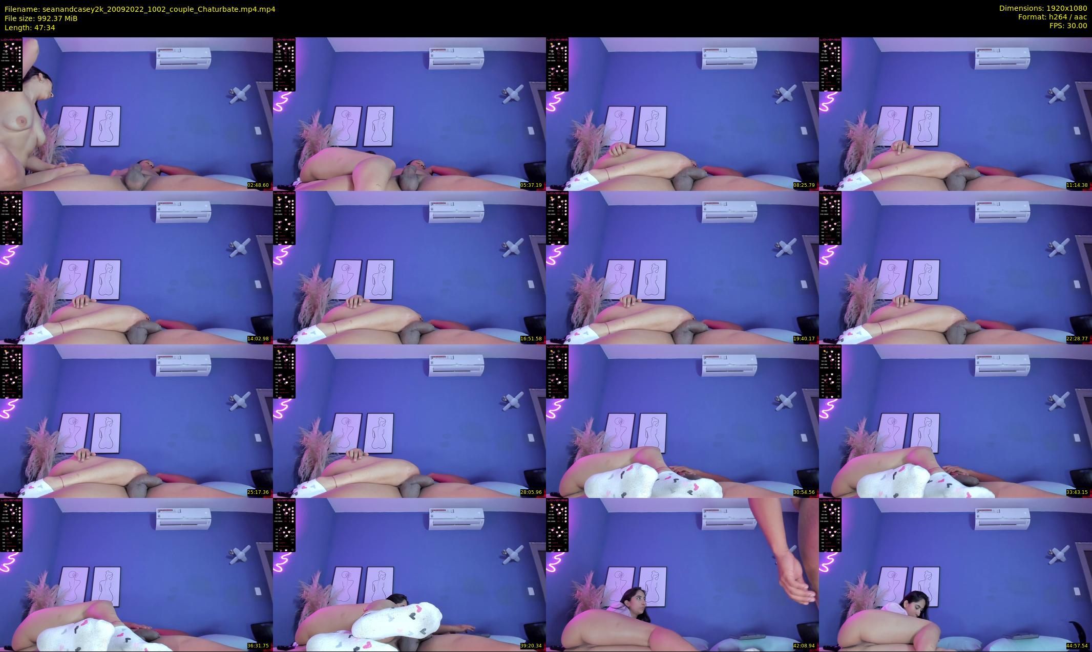 seanandcasey2k — 48 minute Chaturbate couple cam show recording, 1080p, Sep 20, 2022