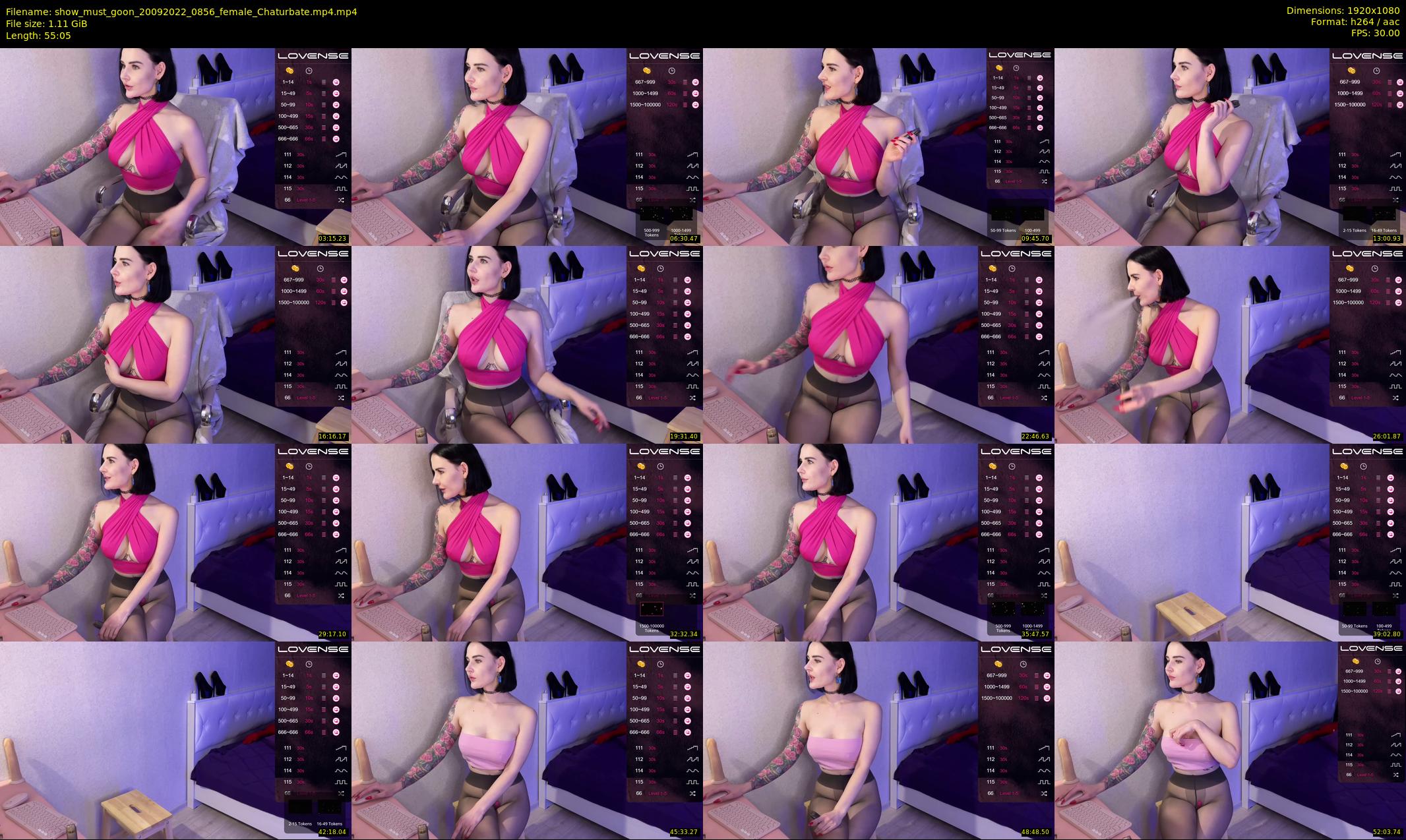 show_must_goon — 56 minute Chaturbate female cam show recording, 1080p, Sep 20, 2022