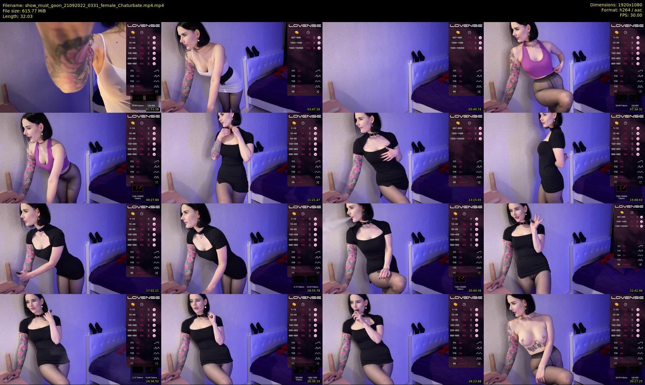 show_must_goon — 33 minute Chaturbate female cam show recording, 1080p, Sep 21, 2022