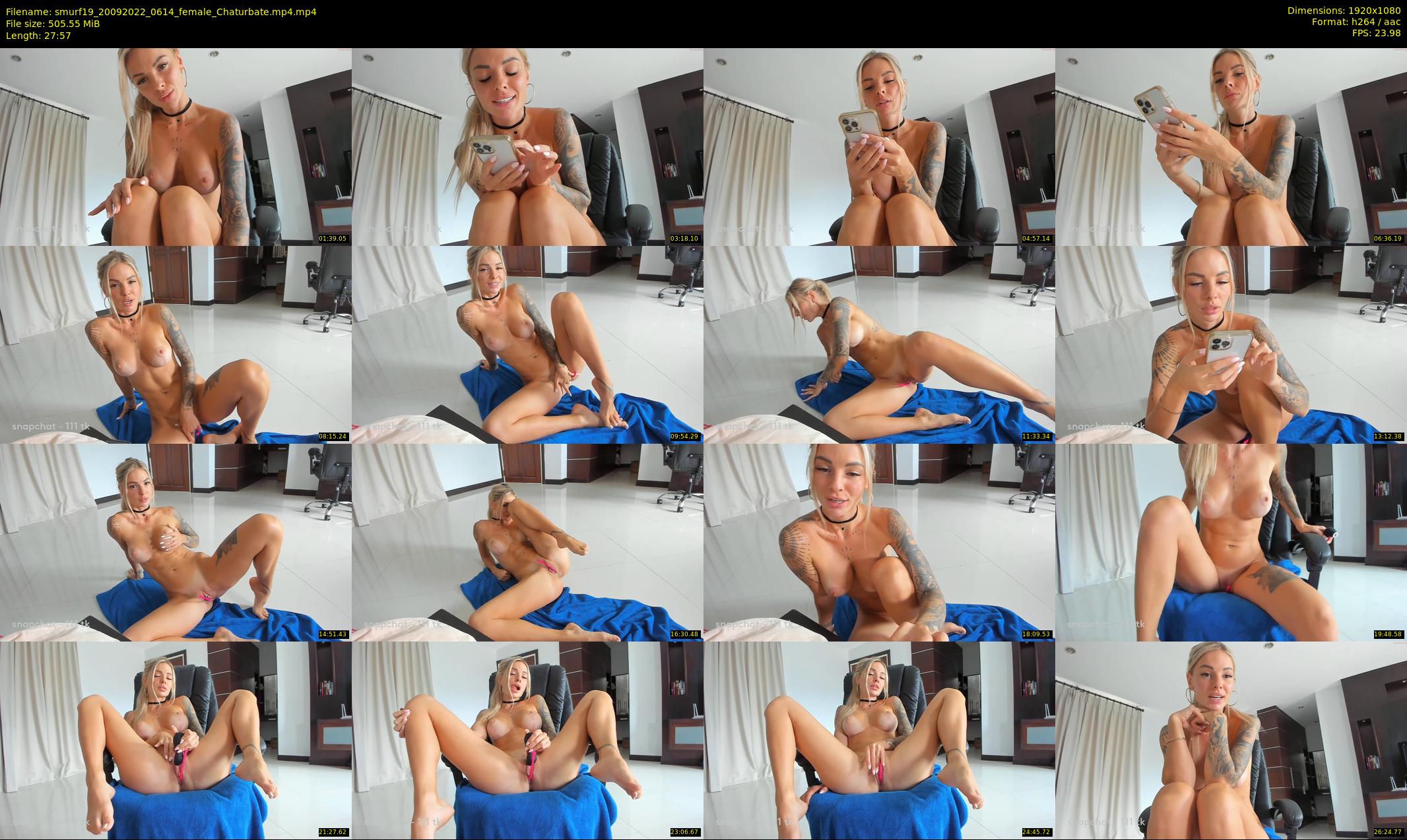 smurf19 — 28 minute Chaturbate female cam show recording, 1080p, Sep 20, 2022