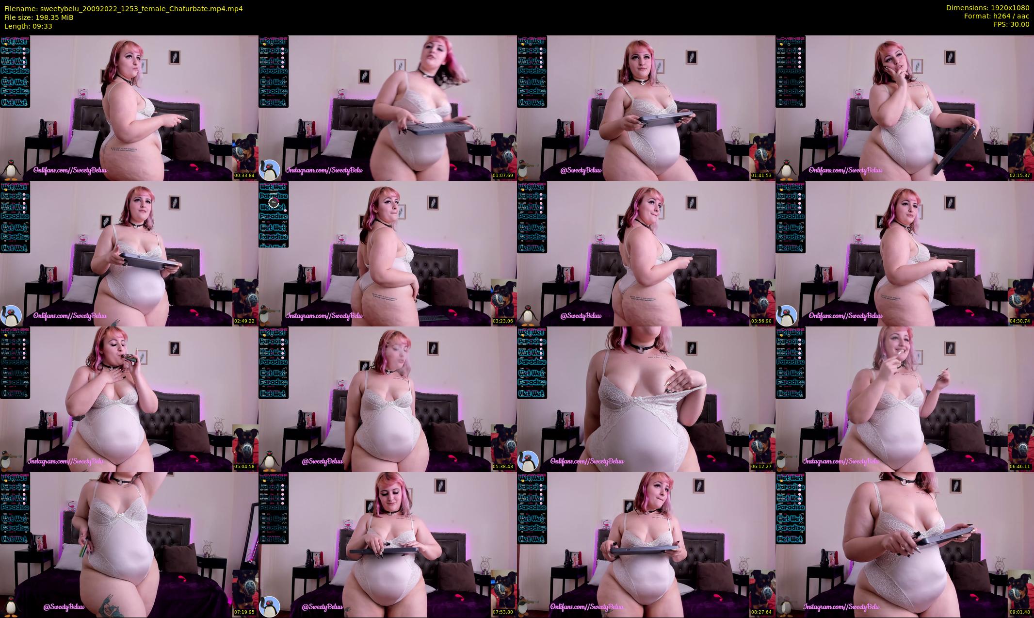 sweetybelu — 10 minute Chaturbate female cam show recording, 1080p, Sep 20, 2022