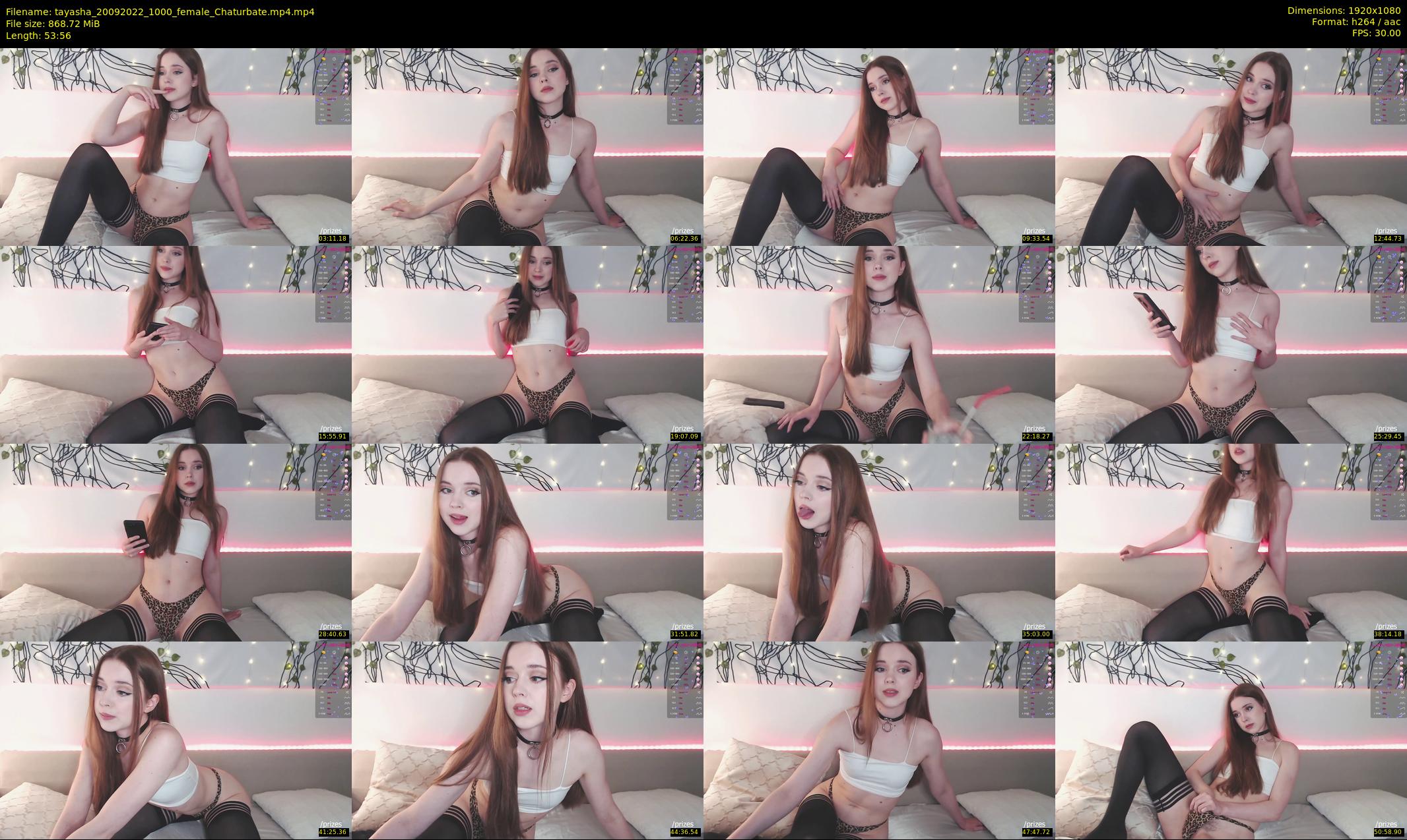 tayasha — 54 minute Chaturbate female cam show recording, 1080p, Sep 20, 2022