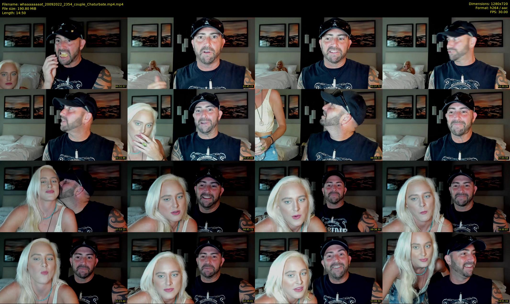 whaaaaaaaat — 15 minute Chaturbate couple cam show recording, 720p, Sep 20, 2022