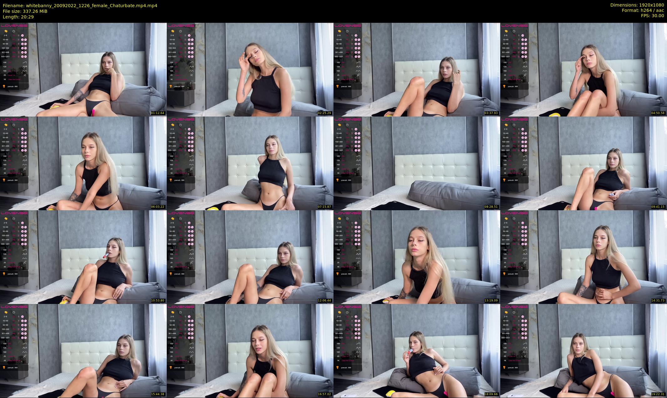 whitebanny — 21 minute Chaturbate couple cam show recording, 1080p, Sep 20, 2022