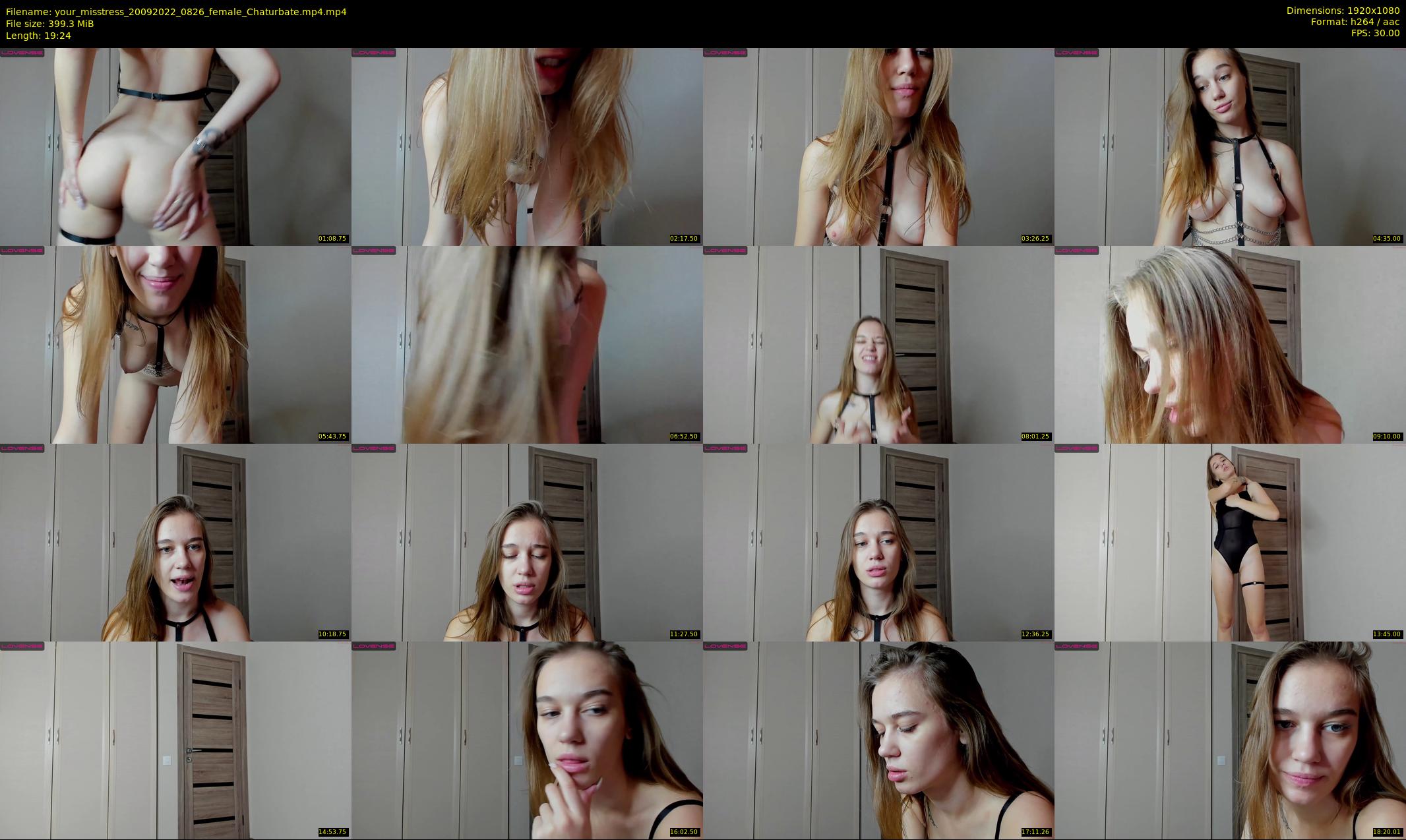 your_misstress — 20 minute Chaturbate female cam show recording, 1080p, Sep 20, 2022