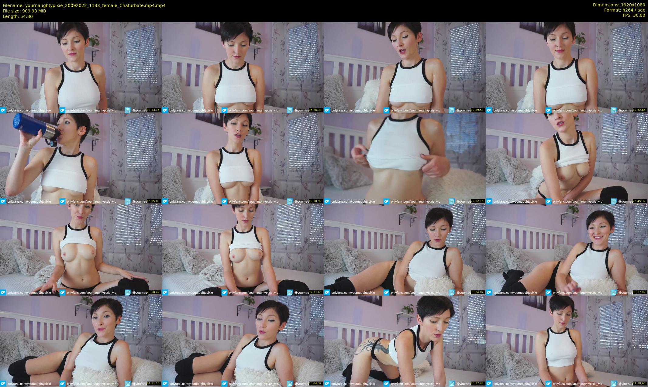 yournaughtypixie — 55 minute Chaturbate couple cam show recording, 1080p, Sep 20, 2022