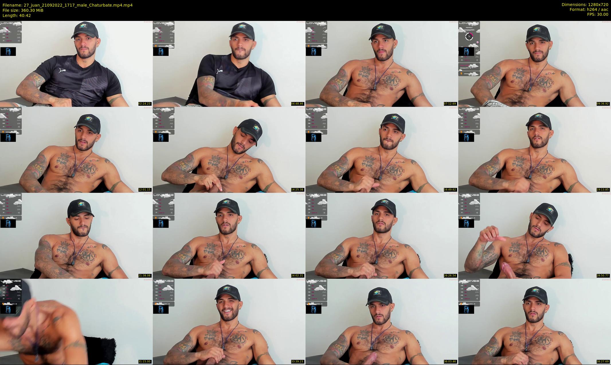 27_juan — 41 minute Chaturbate male cam show recording, 720p, Sep 21, 2022