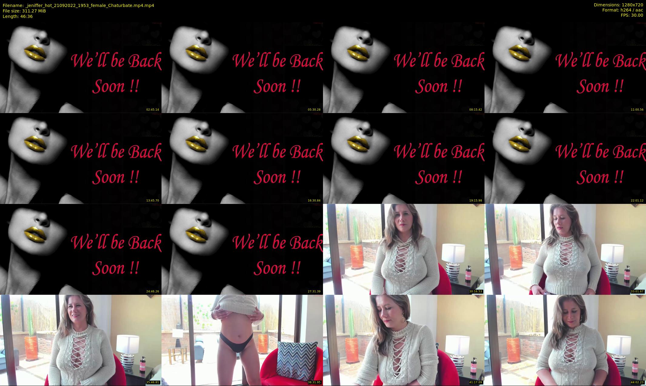 _jeniffer_hot — 47 minute Chaturbate female cam show recording, 720p, Sep 21, 2022