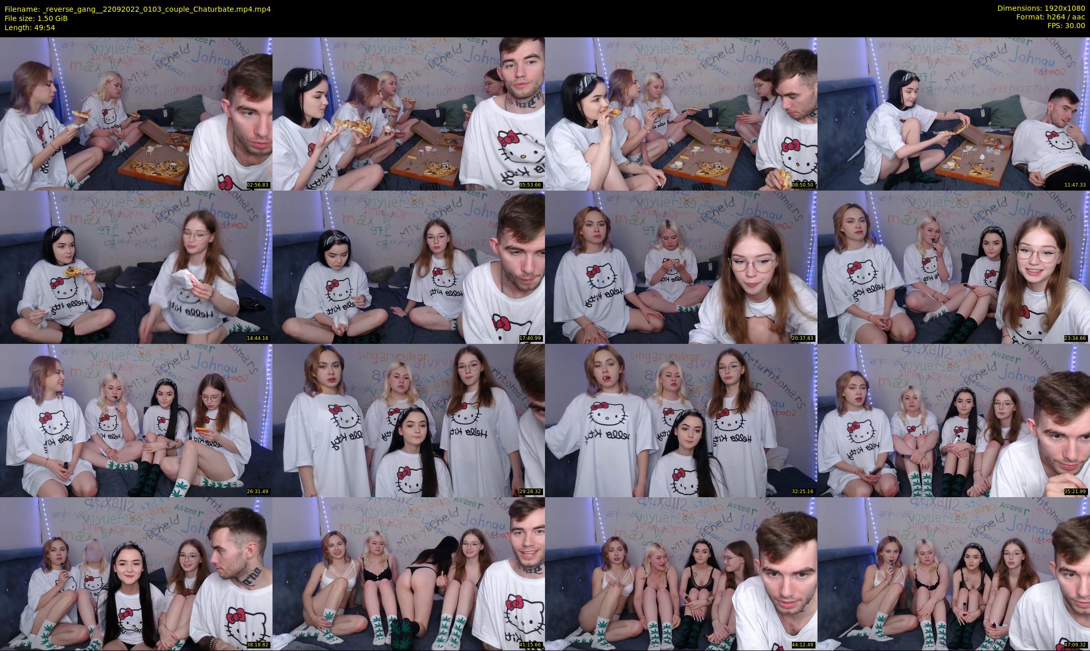 _reverse_gang_ — 50 minute Chaturbate couple cam show recording, 1080p, Sep 22, 2022