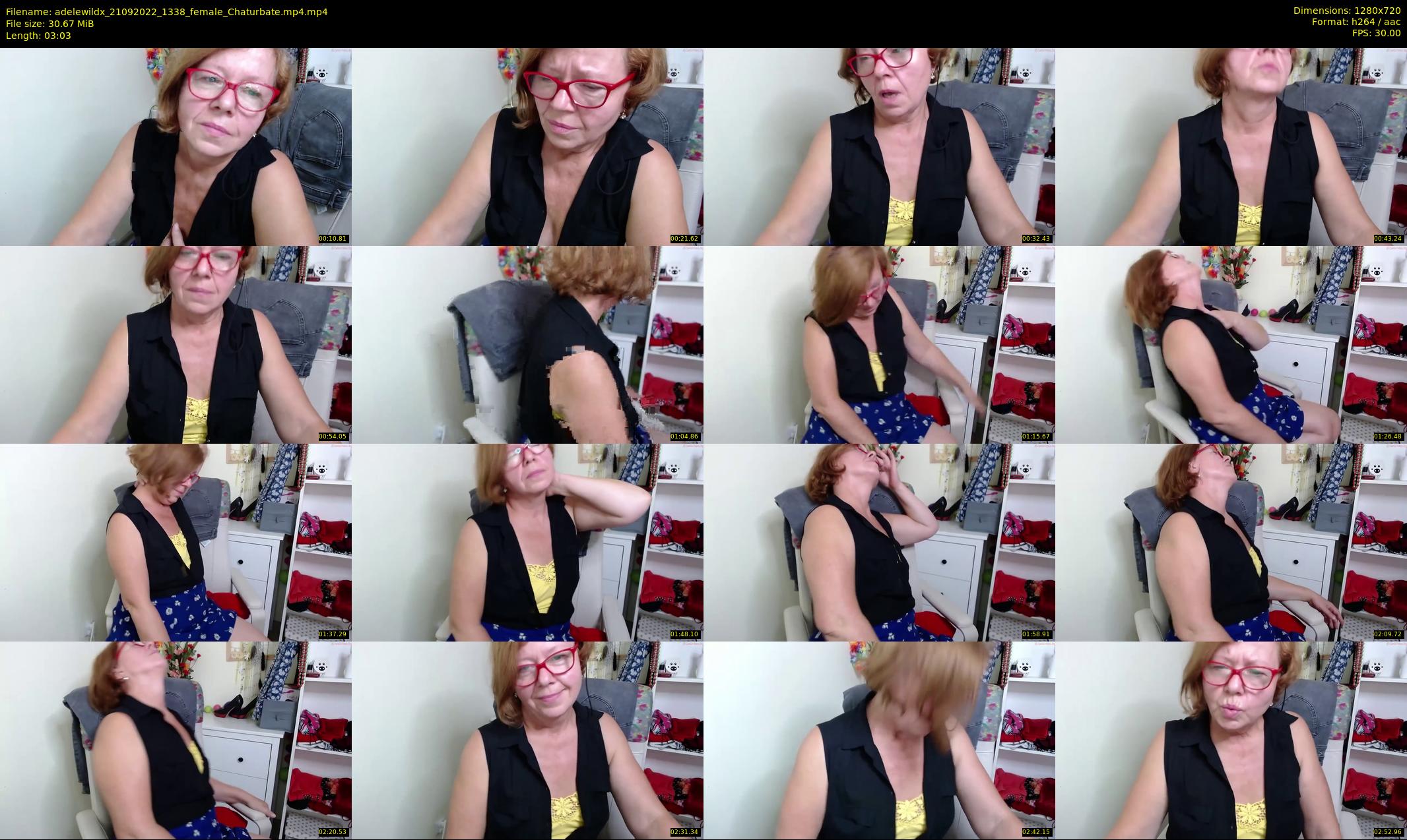 adelewildx — 4 minute Chaturbate female cam show recording, 720p, Sep 21, 2022