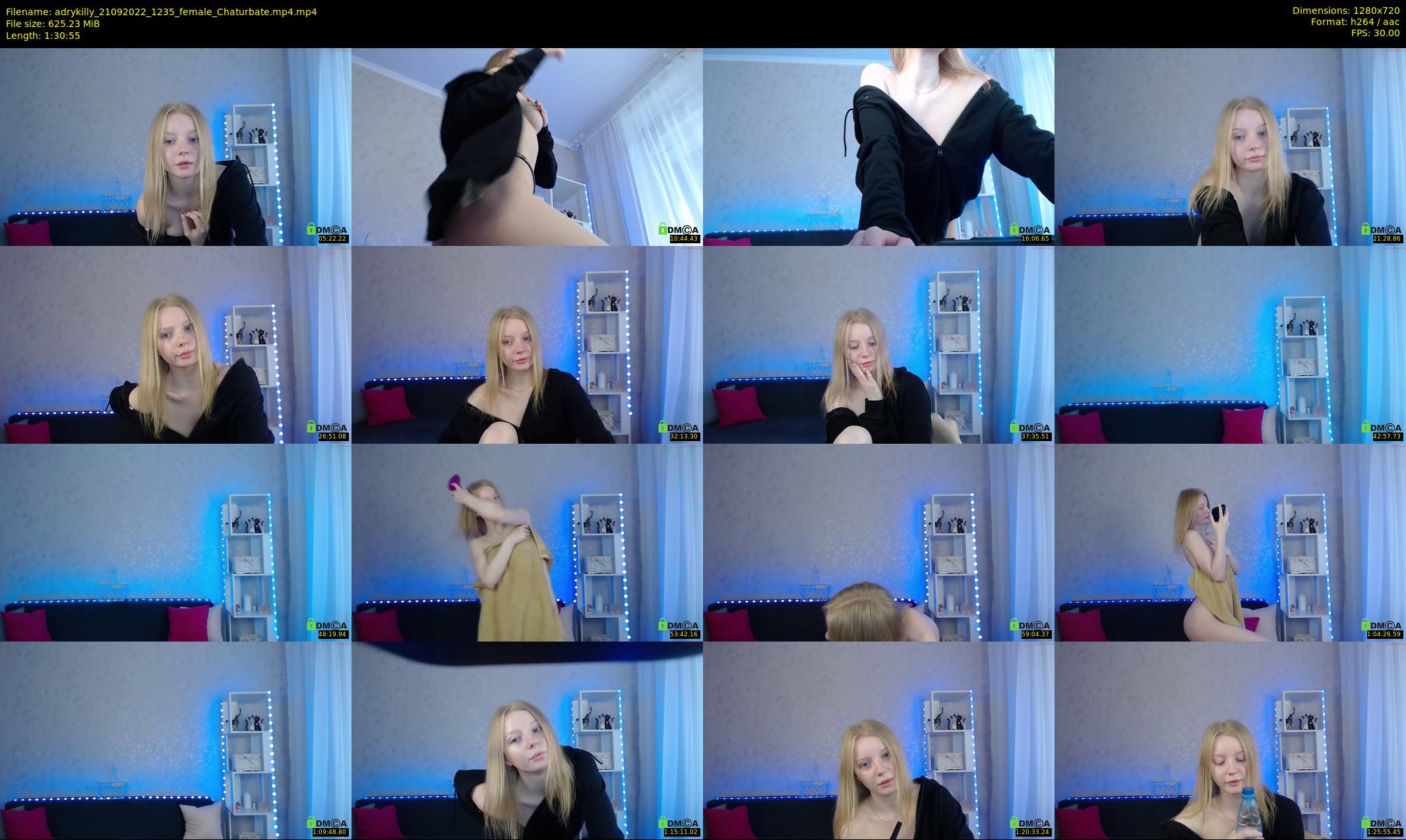 adrykilly — 91 minute Chaturbate female cam show recording, 720p, Sep 21, 2022