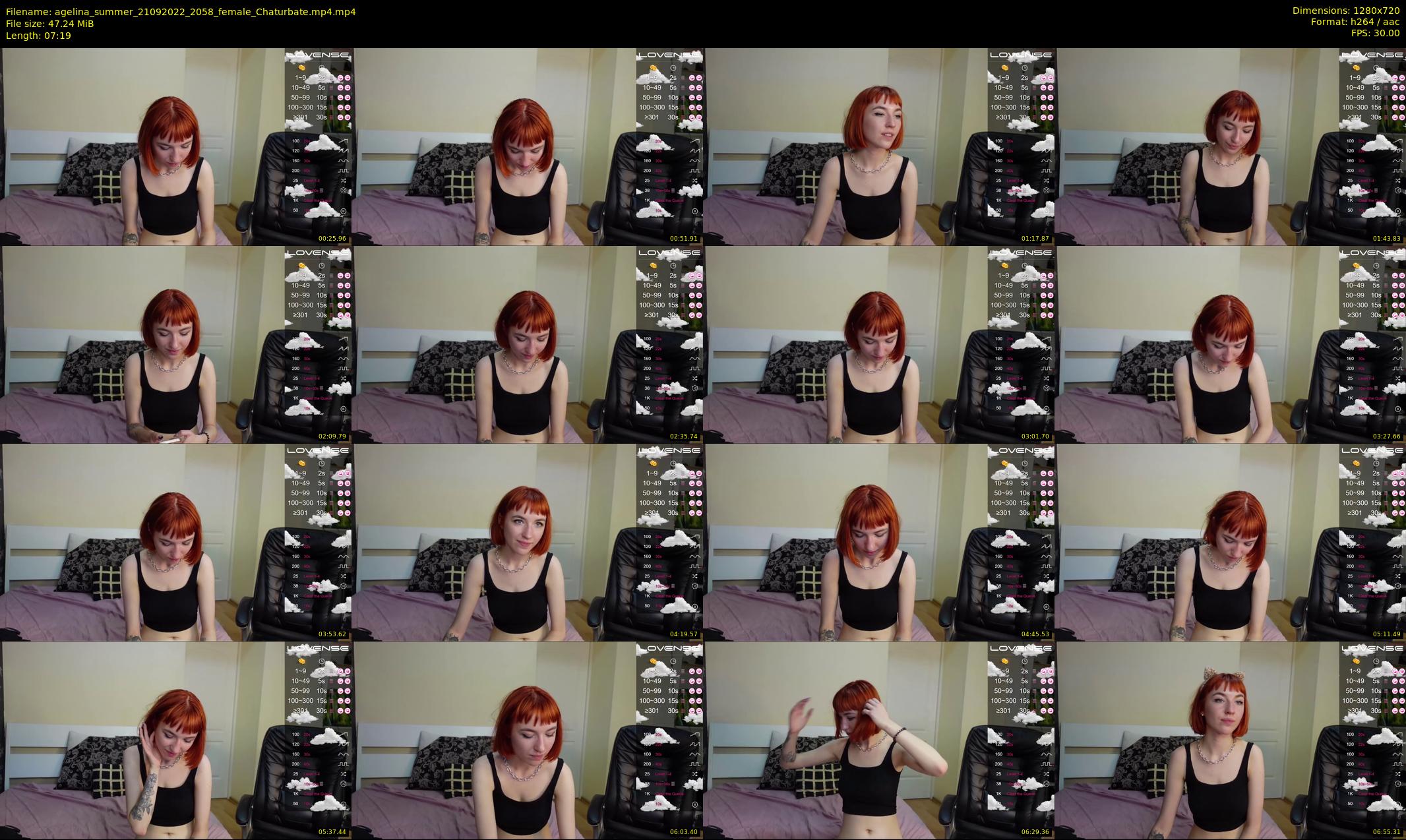 agelina_summer — 8 minute Chaturbate female cam show recording, 720p, Sep 21, 2022