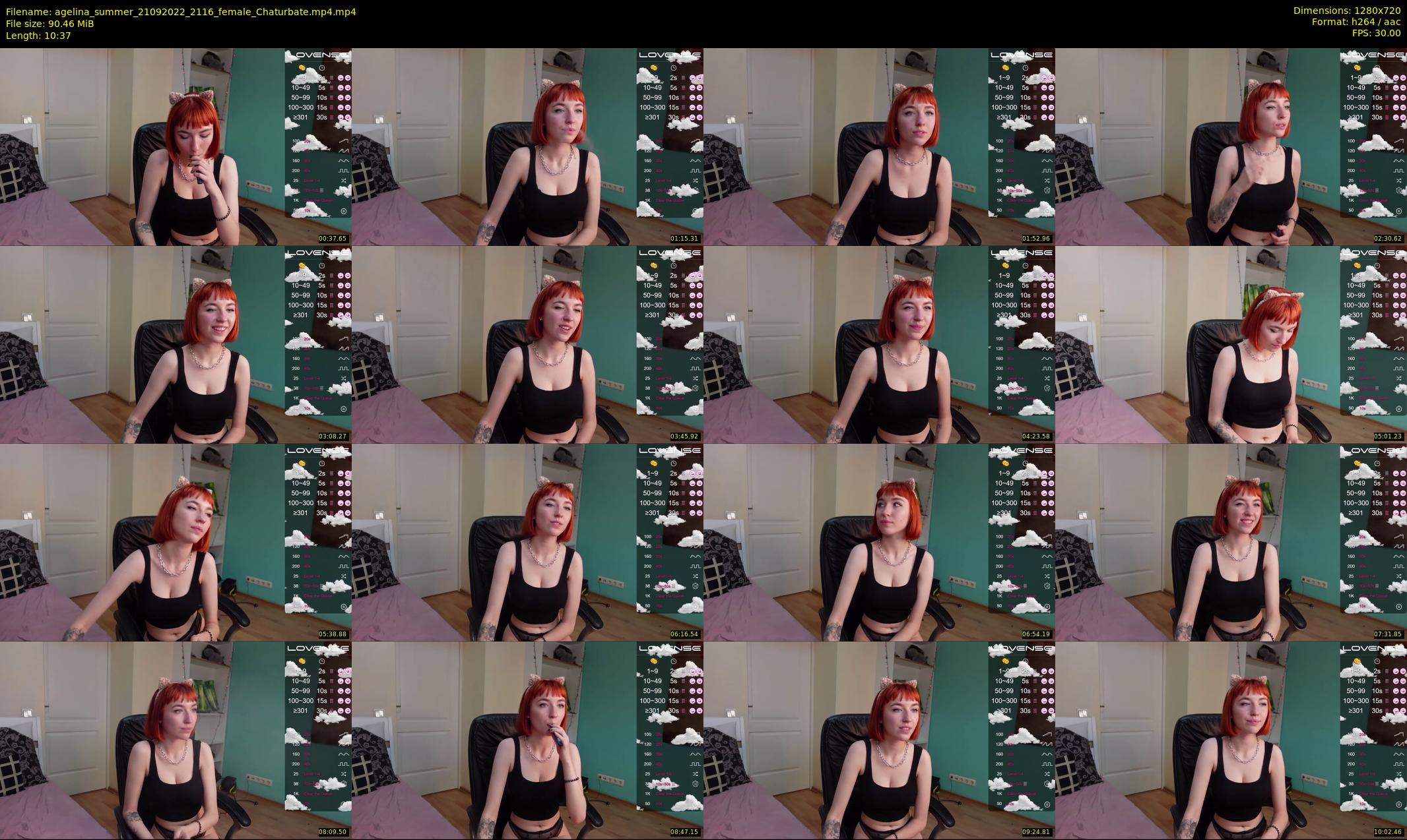 agelina_summer — 11 minute Chaturbate female cam show recording, 720p, Sep 21, 2022