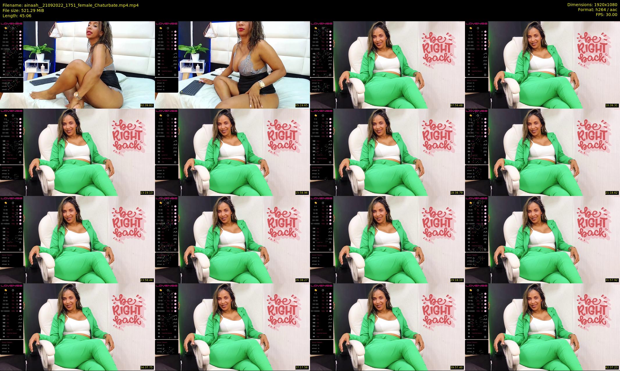 ainaah_ — 46 minute Chaturbate female cam show recording, 1080p, Sep 21, 2022