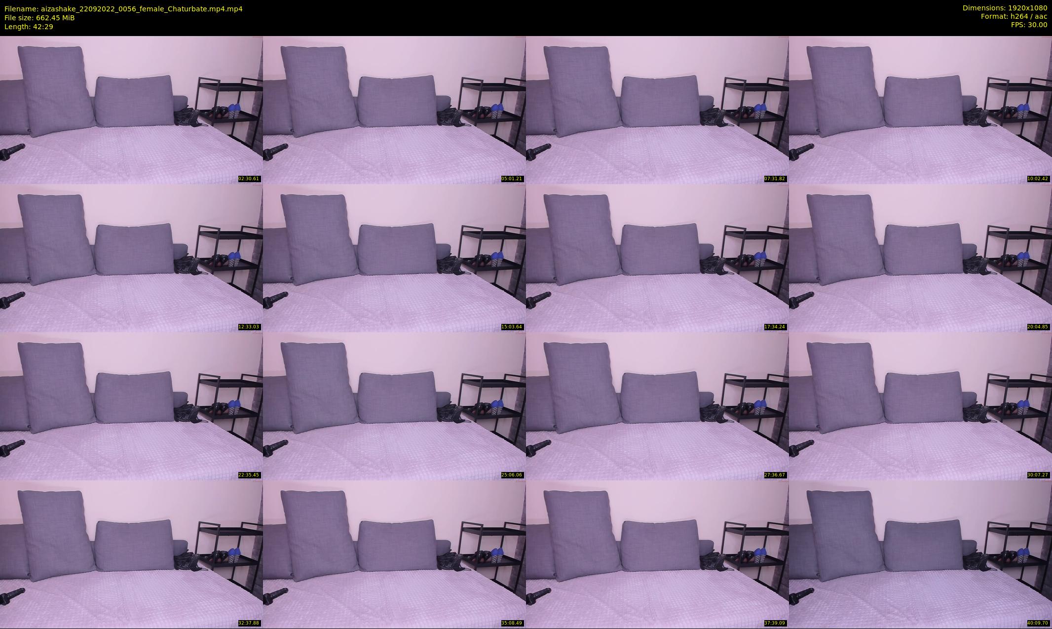 aizashake — 43 minute Chaturbate female cam show recording, 1080p, Sep 22, 2022