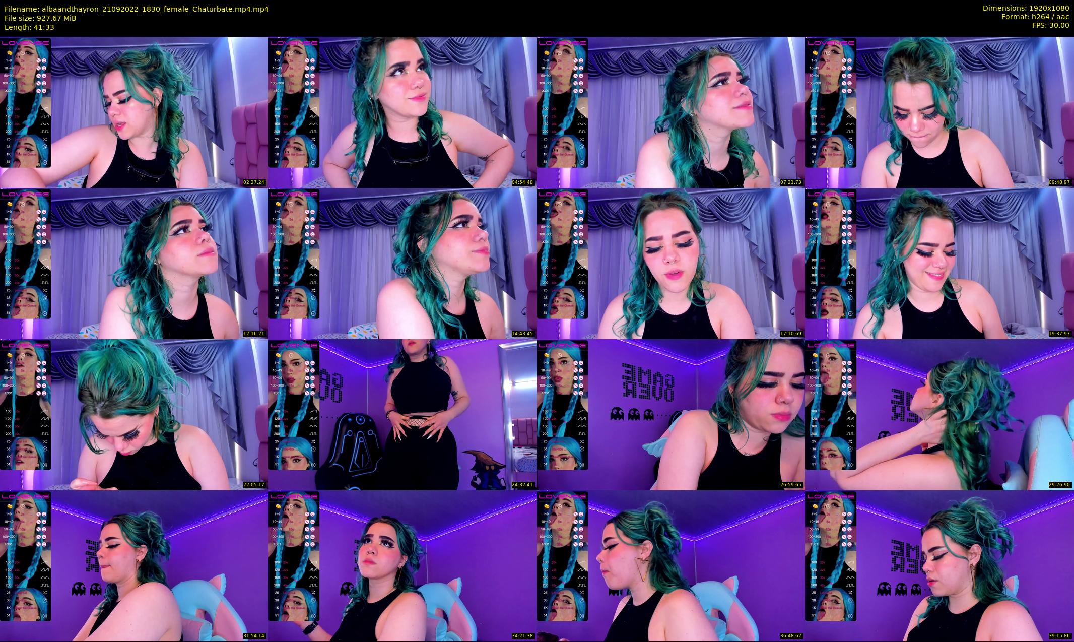 albaandthayron — 42 minute Chaturbate couple cam show recording, 1080p, Sep 21, 2022