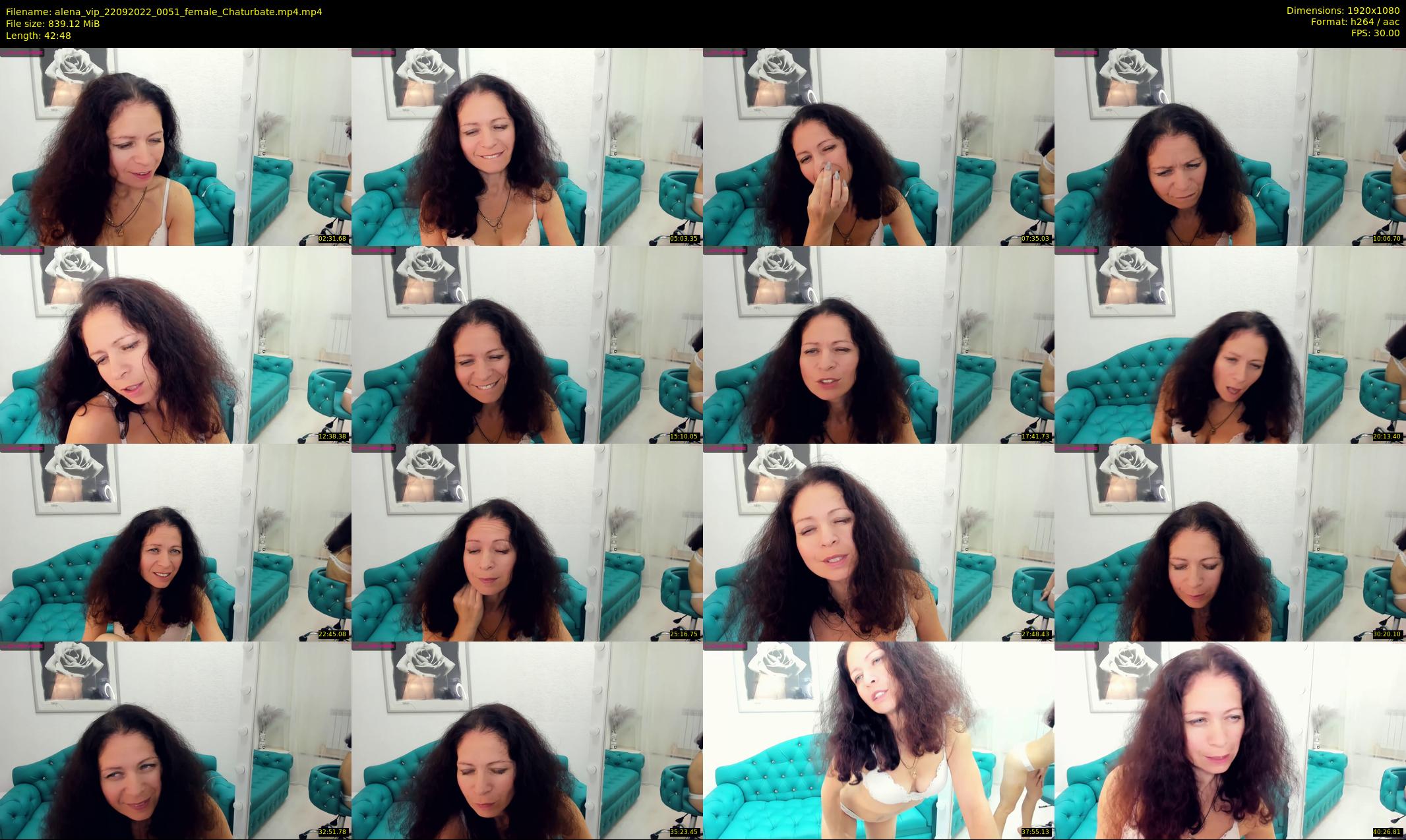 alena_vip — 43 minute Chaturbate female cam show recording, 1080p, Sep 22, 2022