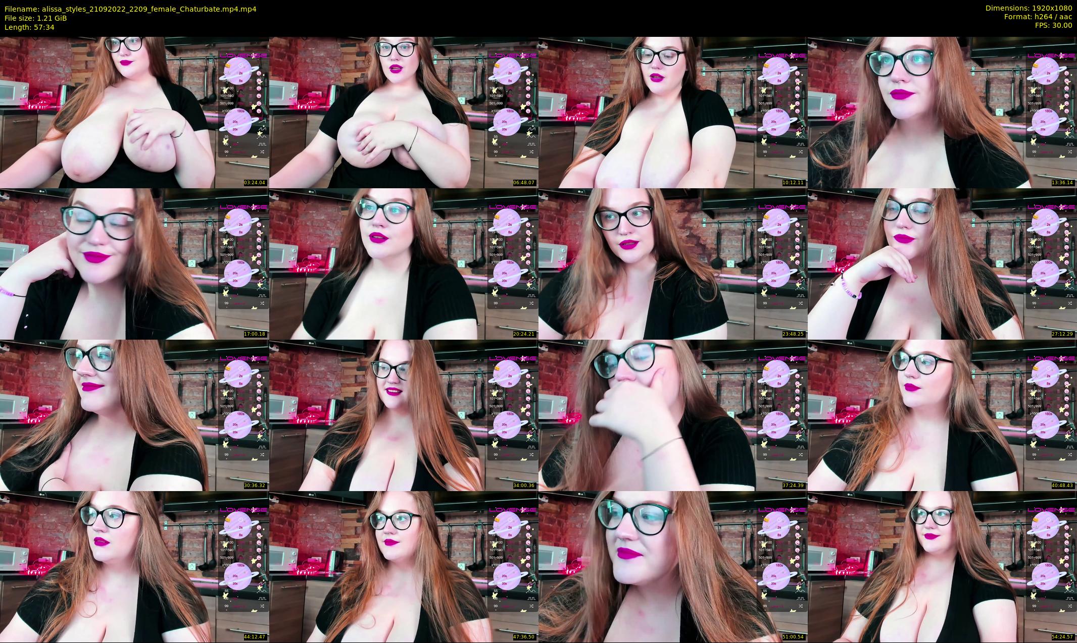 alissa_styles — 58 minute Chaturbate female cam show recording, 1080p, Sep 21, 2022