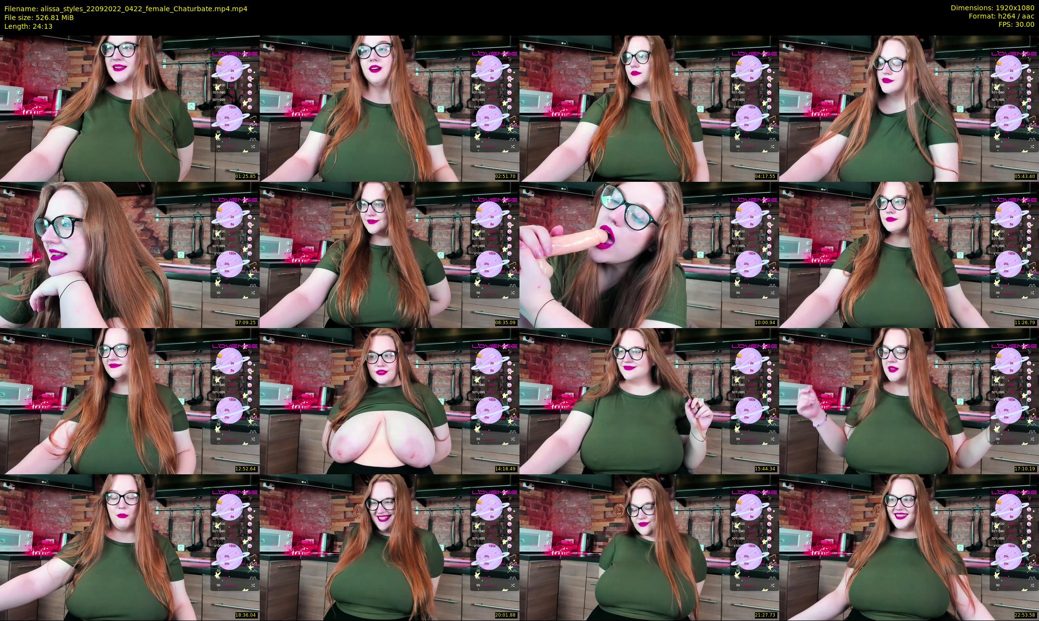 alissa_styles — 25 minute Chaturbate female cam show recording, 1080p, Sep 22, 2022