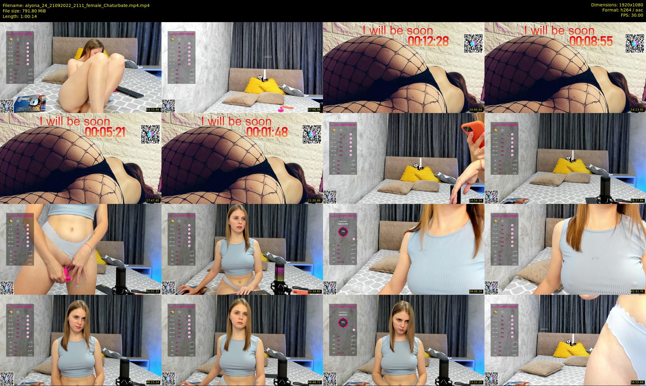 alyona_24 — 61 minute Chaturbate female cam show recording, 1080p, Sep 21, 2022