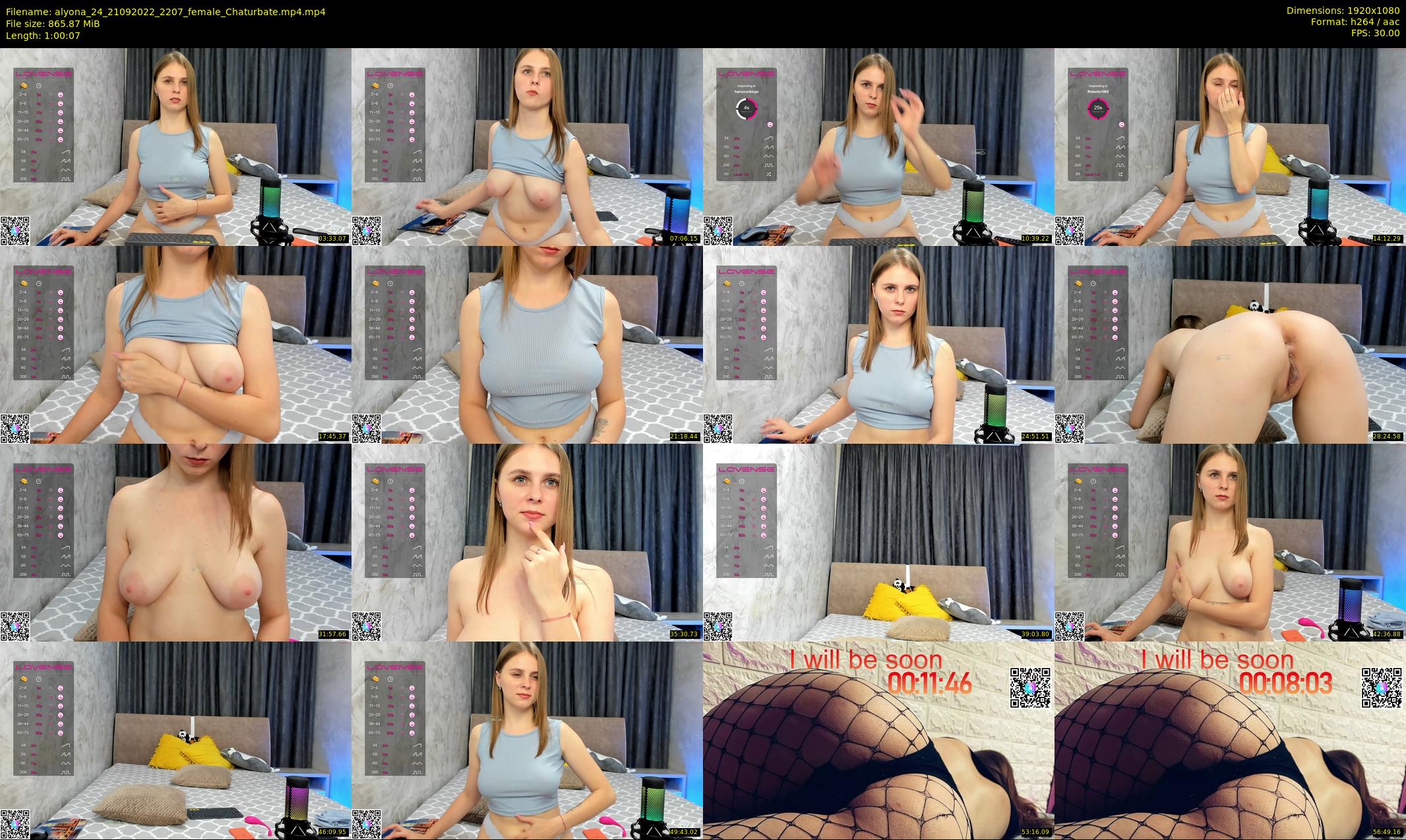 alyona_24 — 61 minute Chaturbate female cam show recording, 1080p, Sep 21, 2022