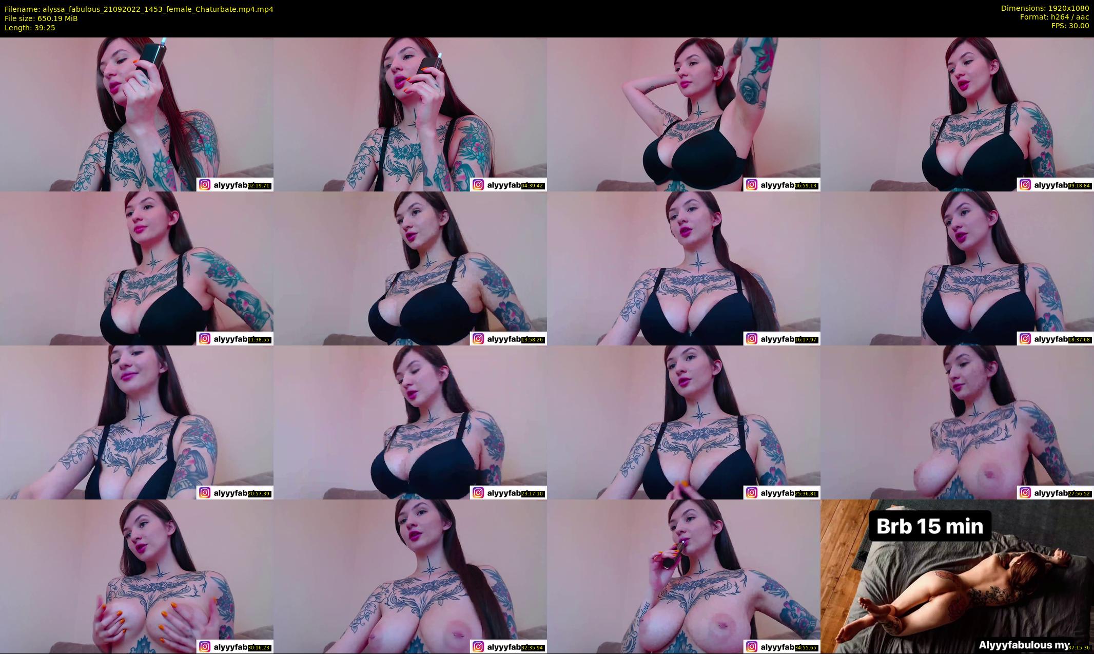 alyssa_fabulous — 40 minute Chaturbate female cam show recording, 1080p, Sep 21, 2022