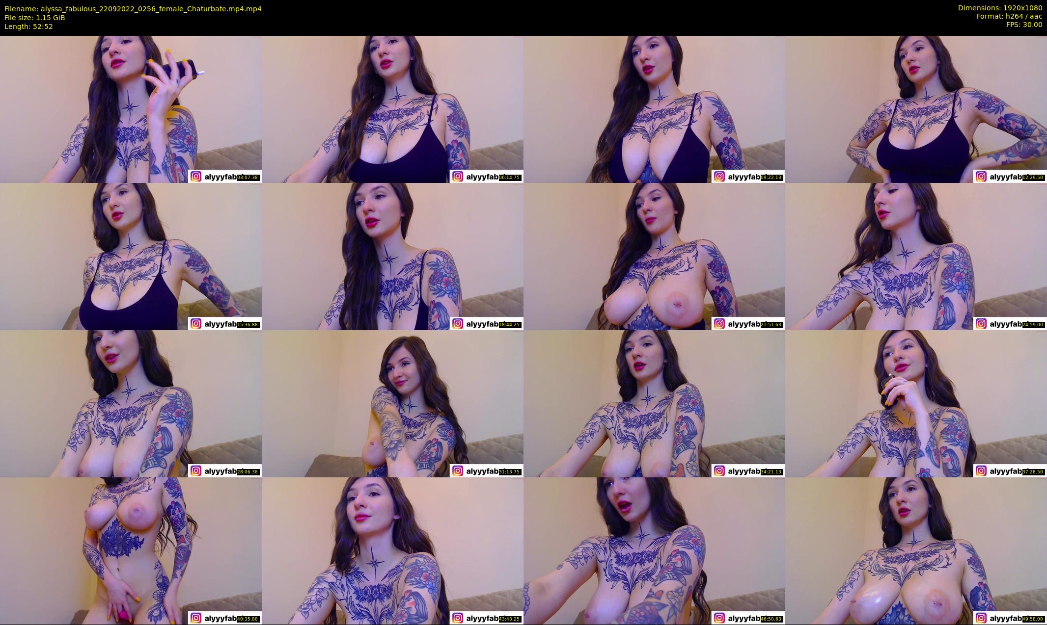 alyssa_fabulous — 53 minute Chaturbate female cam show recording, 1080p, Sep 22, 2022