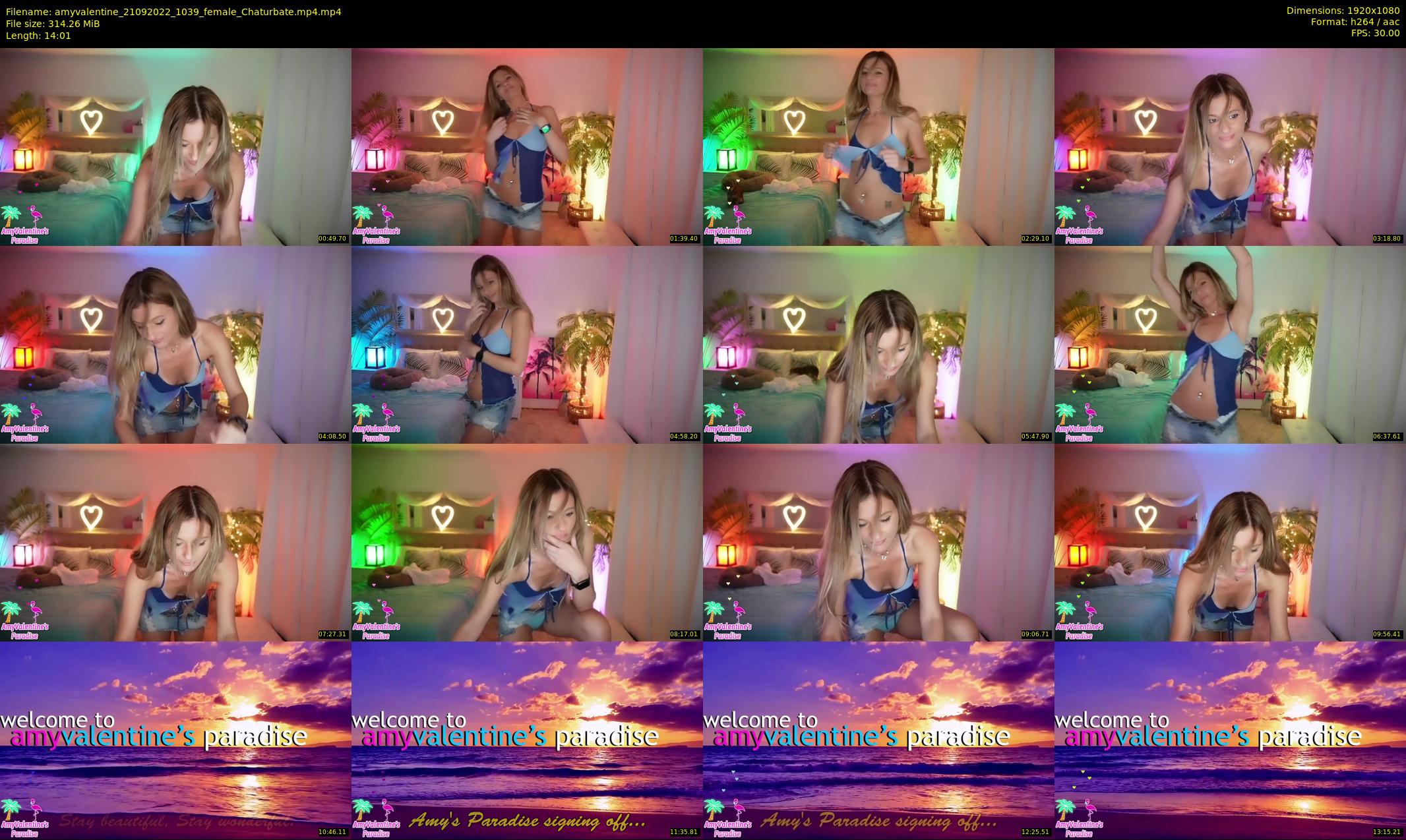 amyvalentine — 15 minute Chaturbate female cam show recording, 1080p, Sep 21, 2022