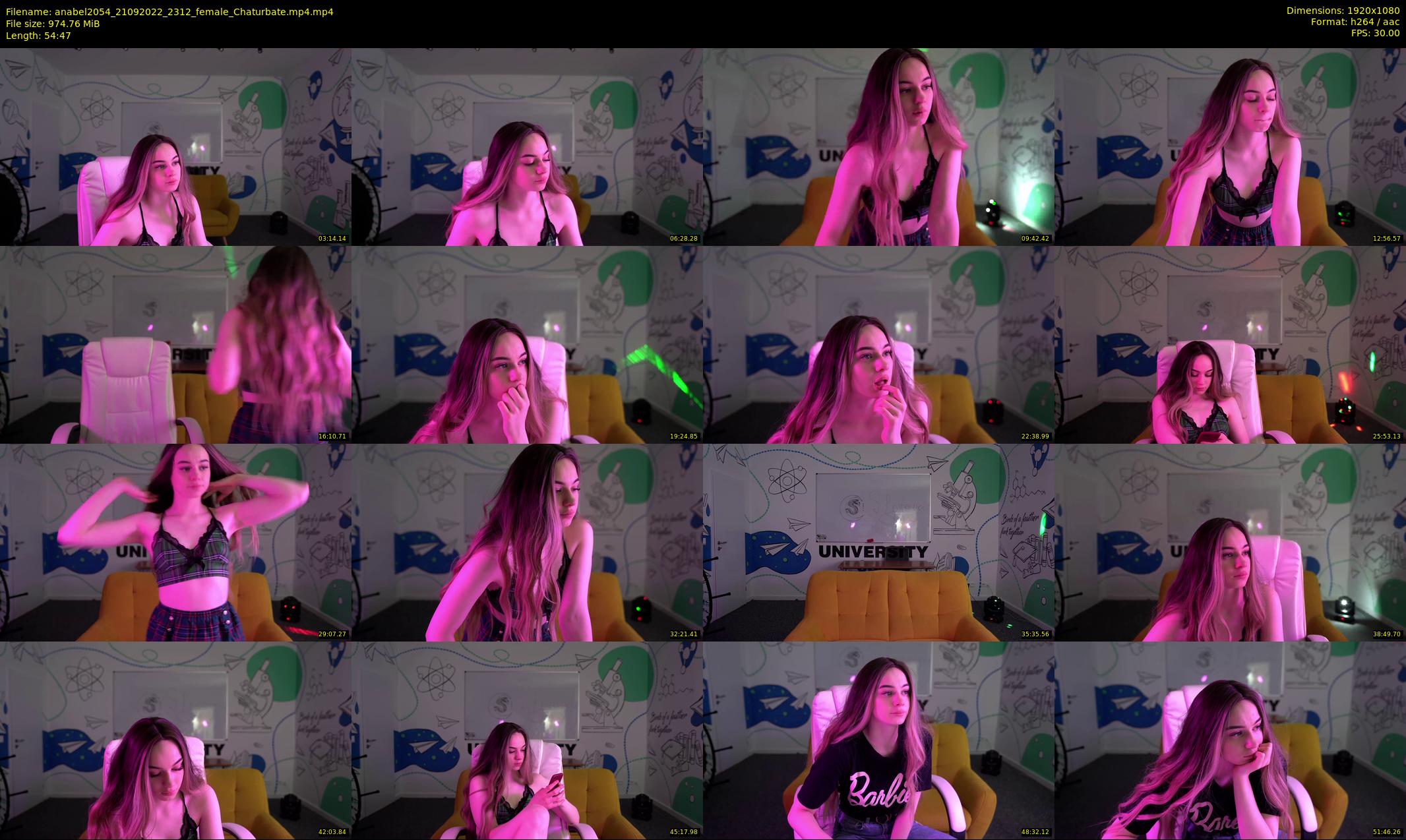 anabel2054 — 55 minute Chaturbate female cam show recording, 1080p, Sep 21, 2022