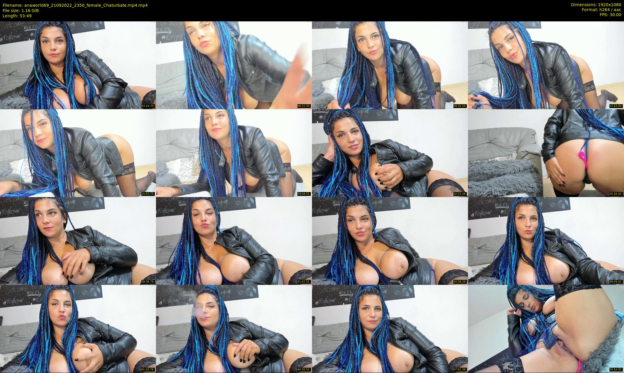 anaworld69 — 54 minute Chaturbate female cam show recording, 1080p, Sep 21, 2022