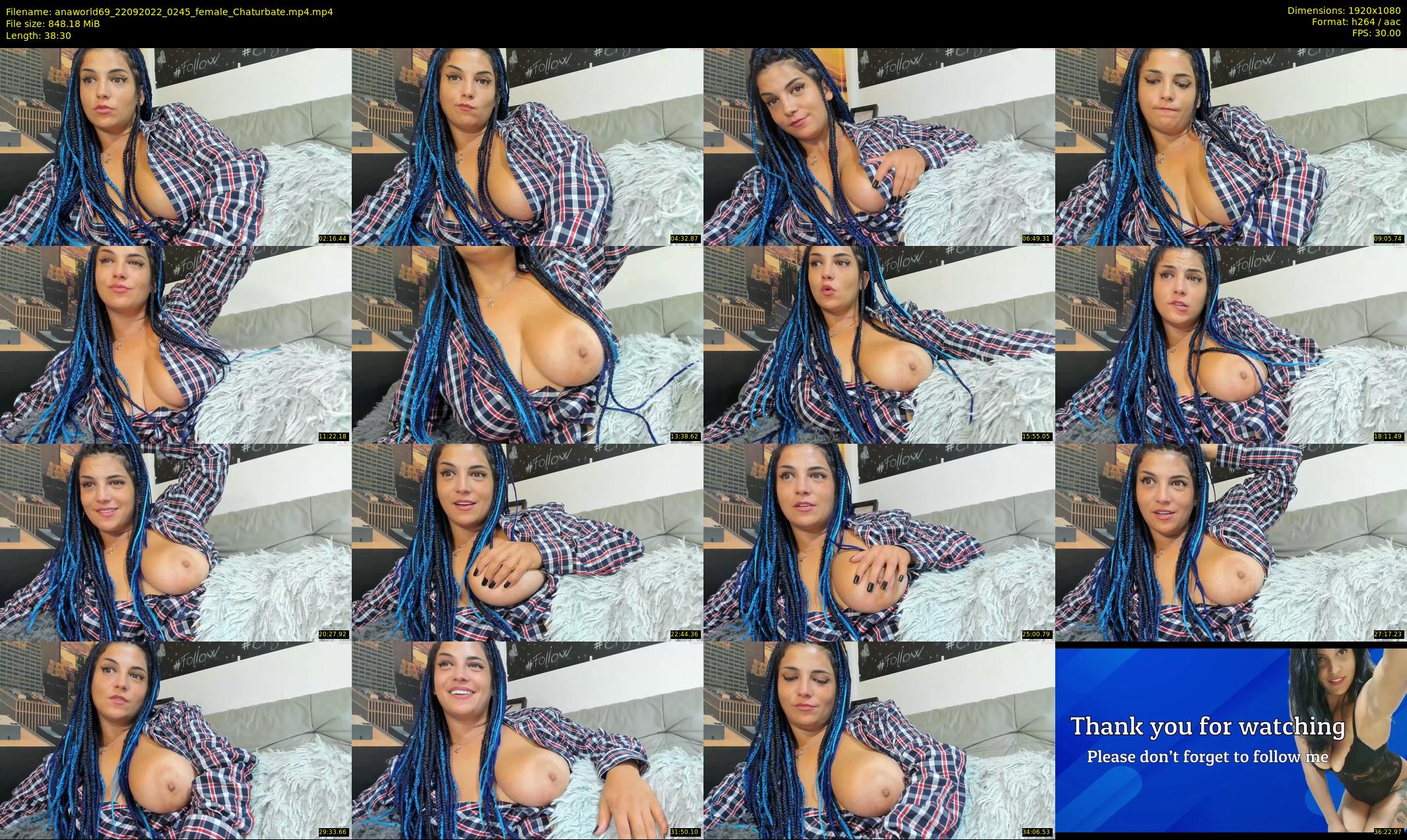 anaworld69 — 39 minute Chaturbate female cam show recording, 1080p, Sep 22, 2022