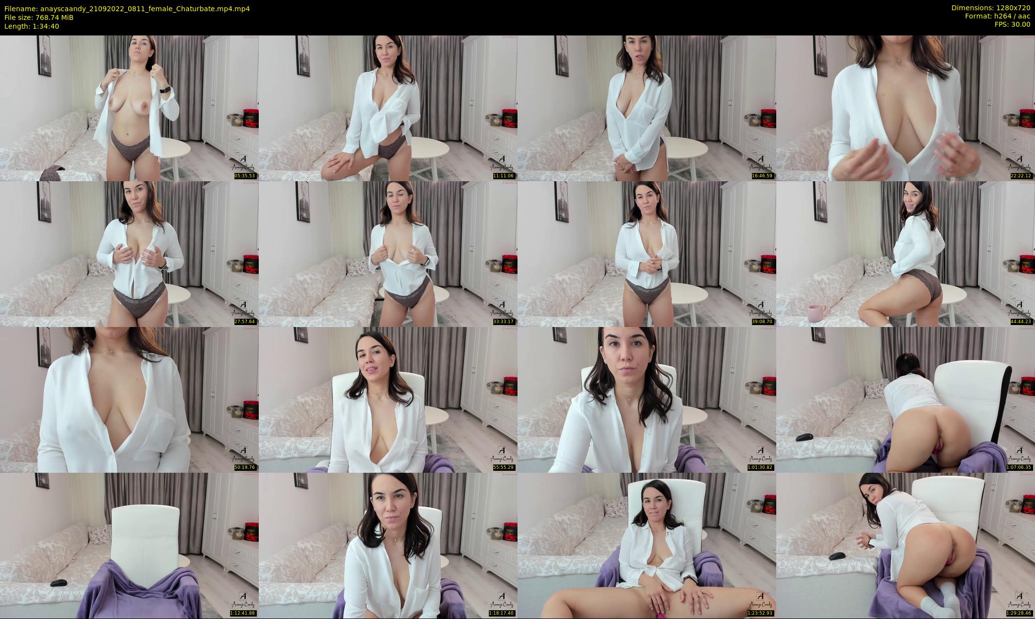 anayscaandy — 95 minute Chaturbate female cam show recording, 720p, Sep 21, 2022